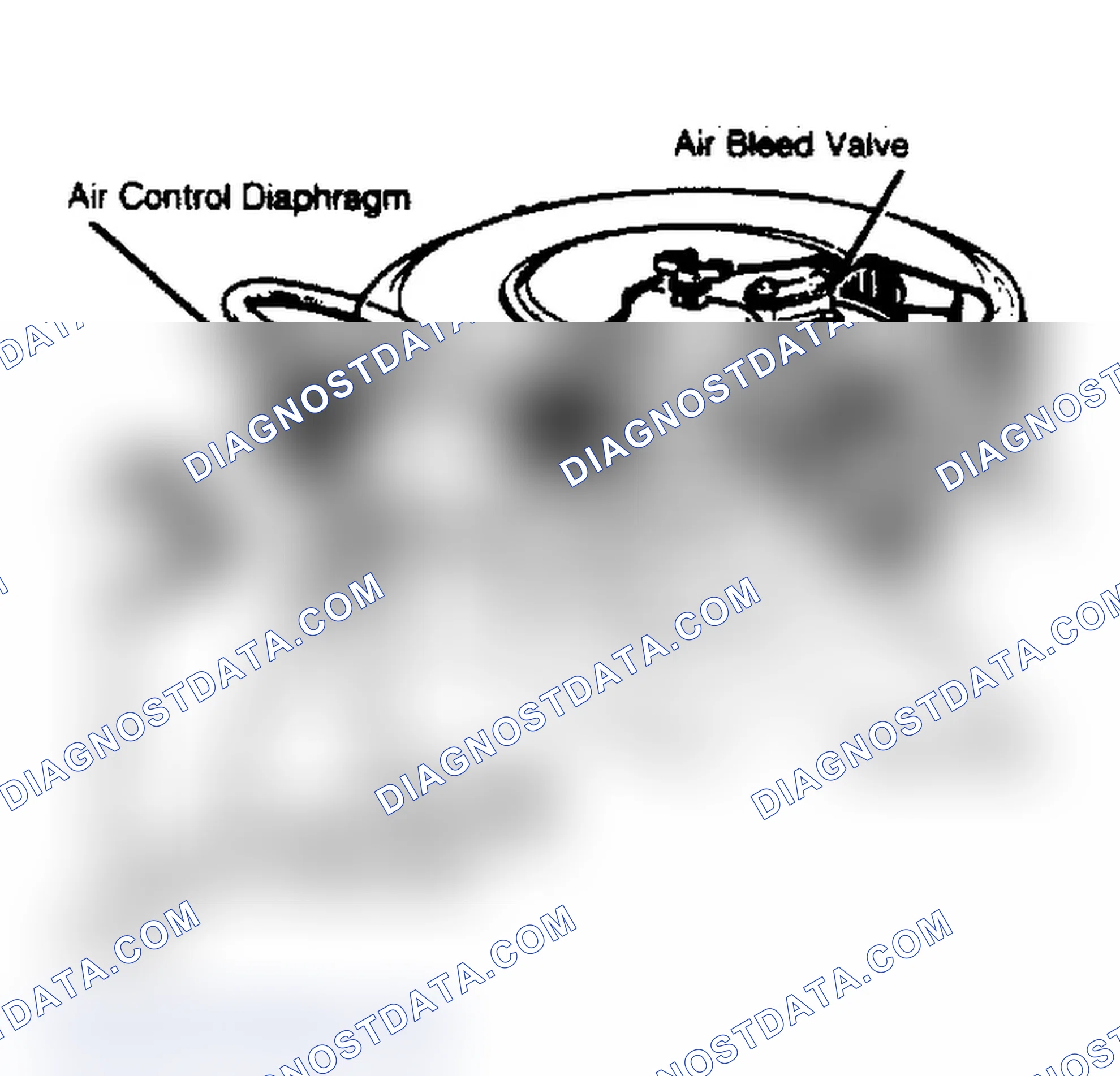 Scheme 8: Sectional View of Air Intake Control System (Accord & Civic Shown; Prelude Similar)