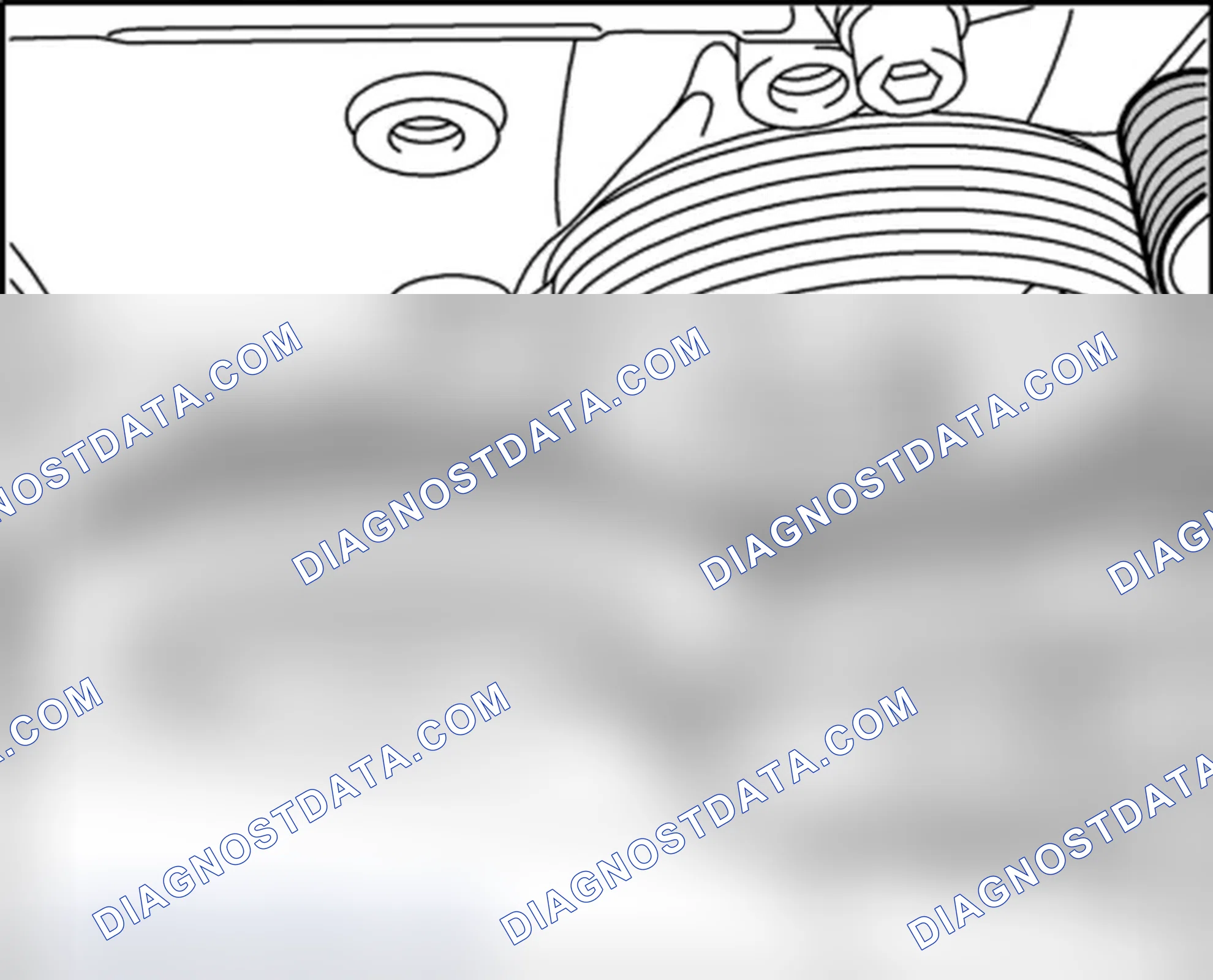 Scheme 69: Removing coolant pump