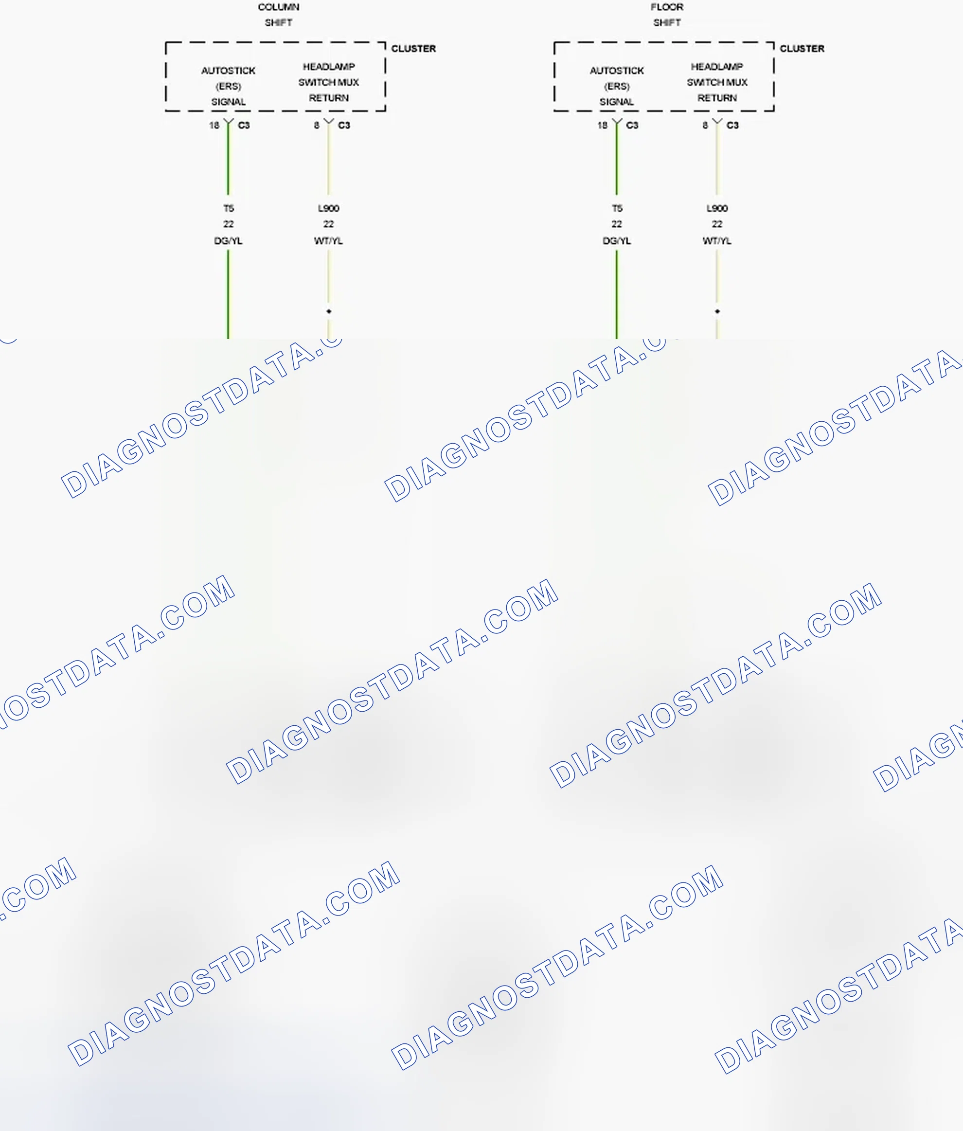 Scheme 8: P0952-AUTOSTICK INPUT CIRCUIT LOW - 1500, 2500 & 3500