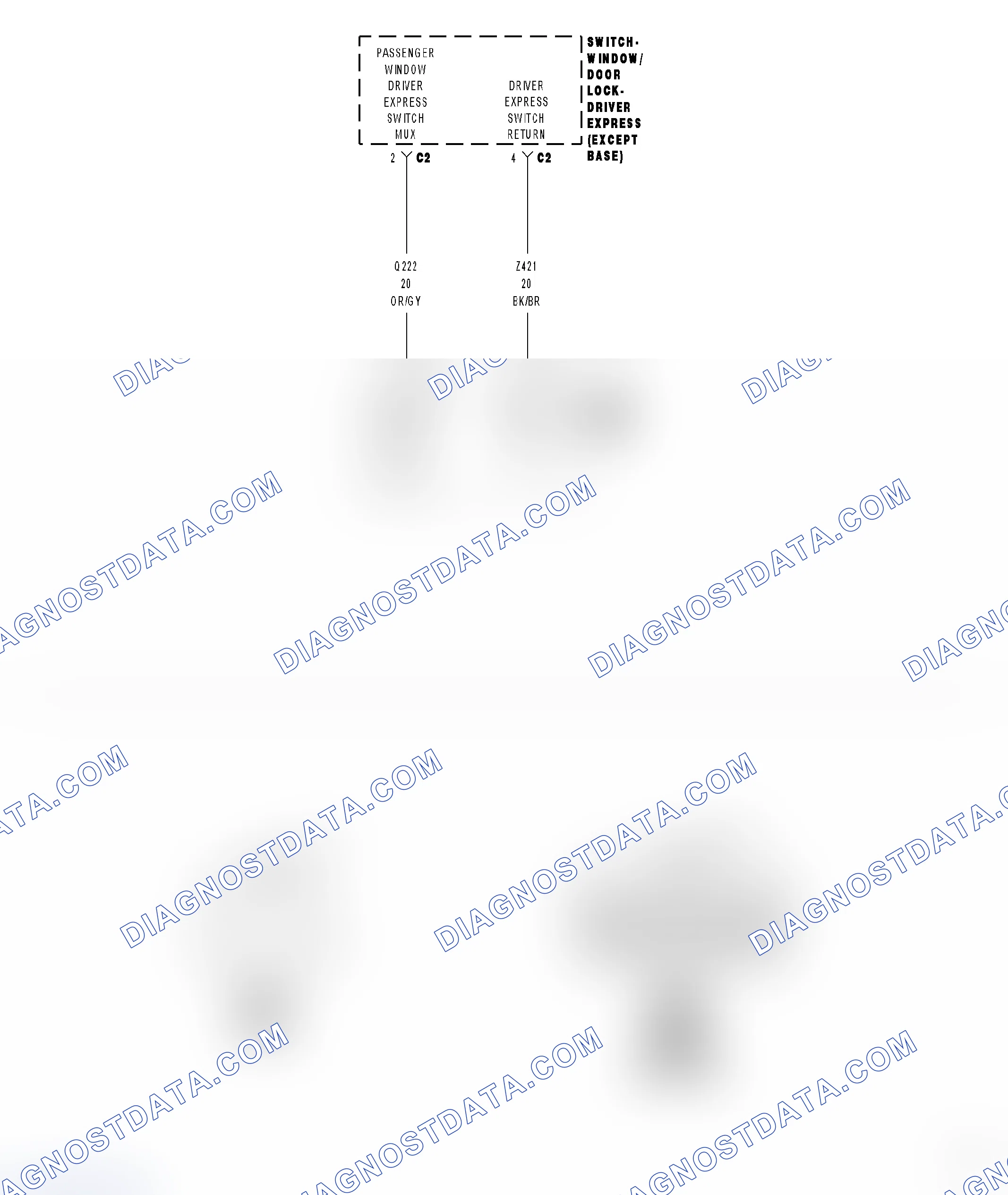 Scheme 8: B1868 - DRIVER PASSENGER WINDOW SWITCH CIRCUIT STUCK - DDM