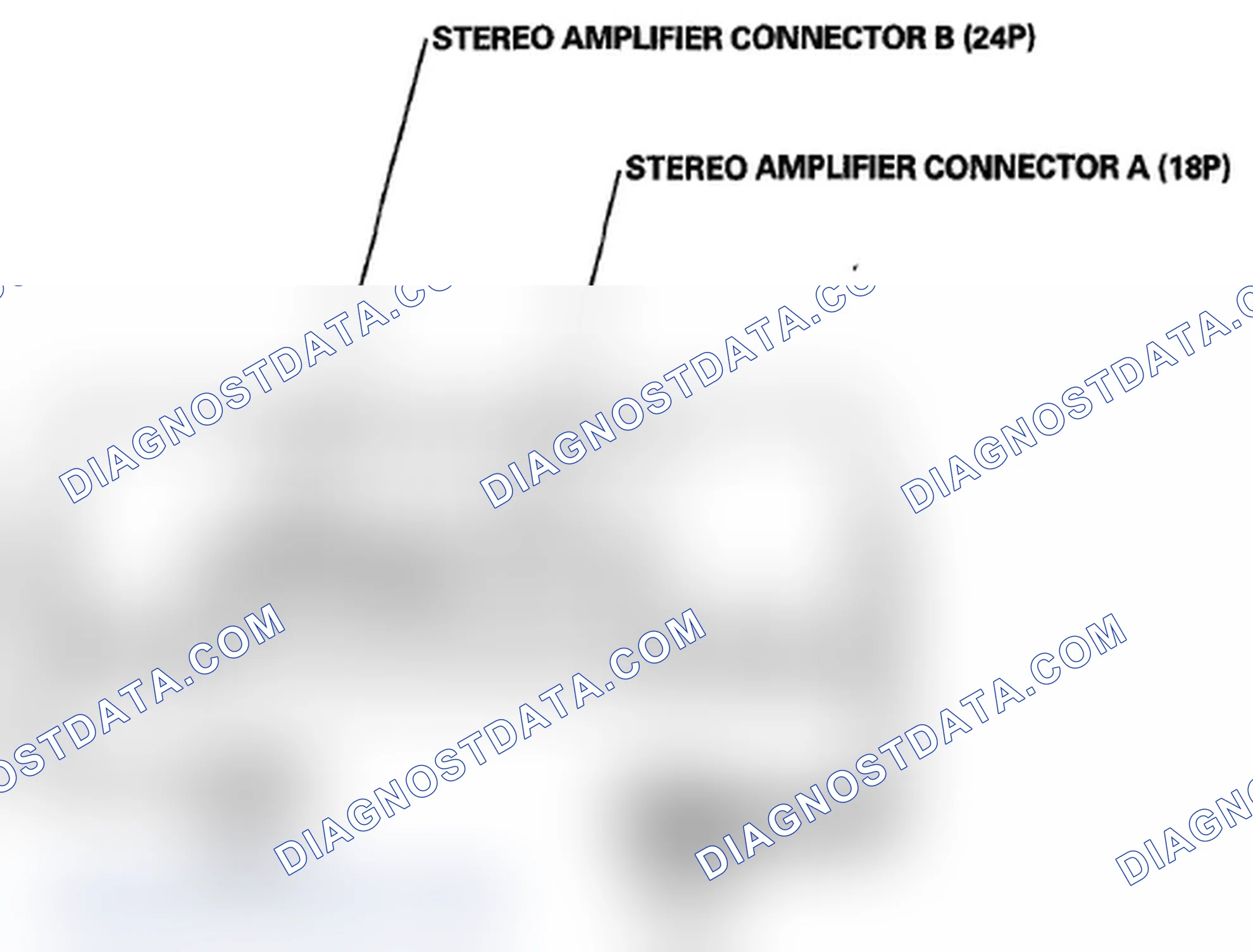 Scheme 37: Stereo Amplifier Connector for Inputs and Outputs (with premium audio)