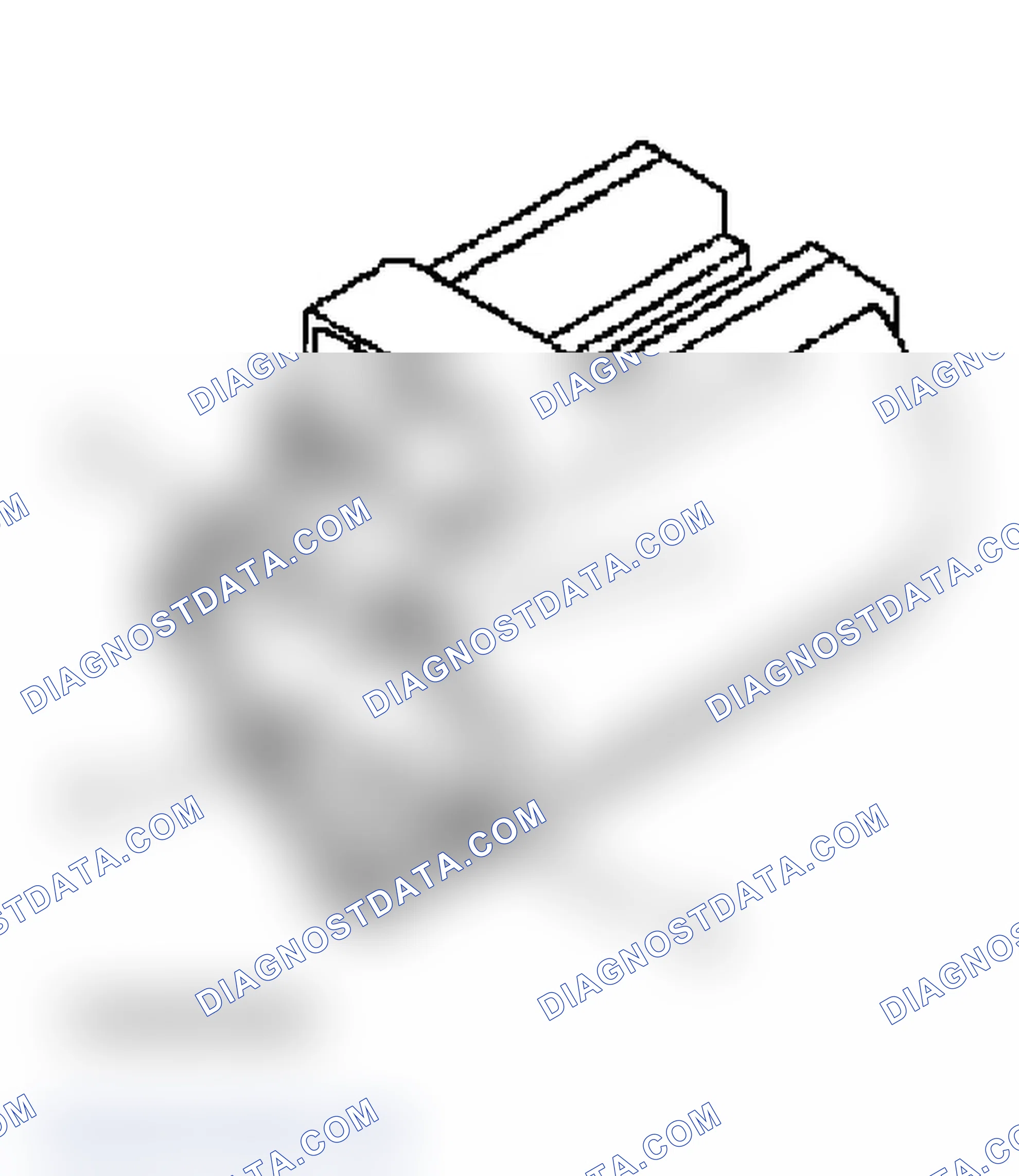 Scheme 366: OXYGEN SENSOR CONNECTOR END VIEW (COMPONENT SIDE)