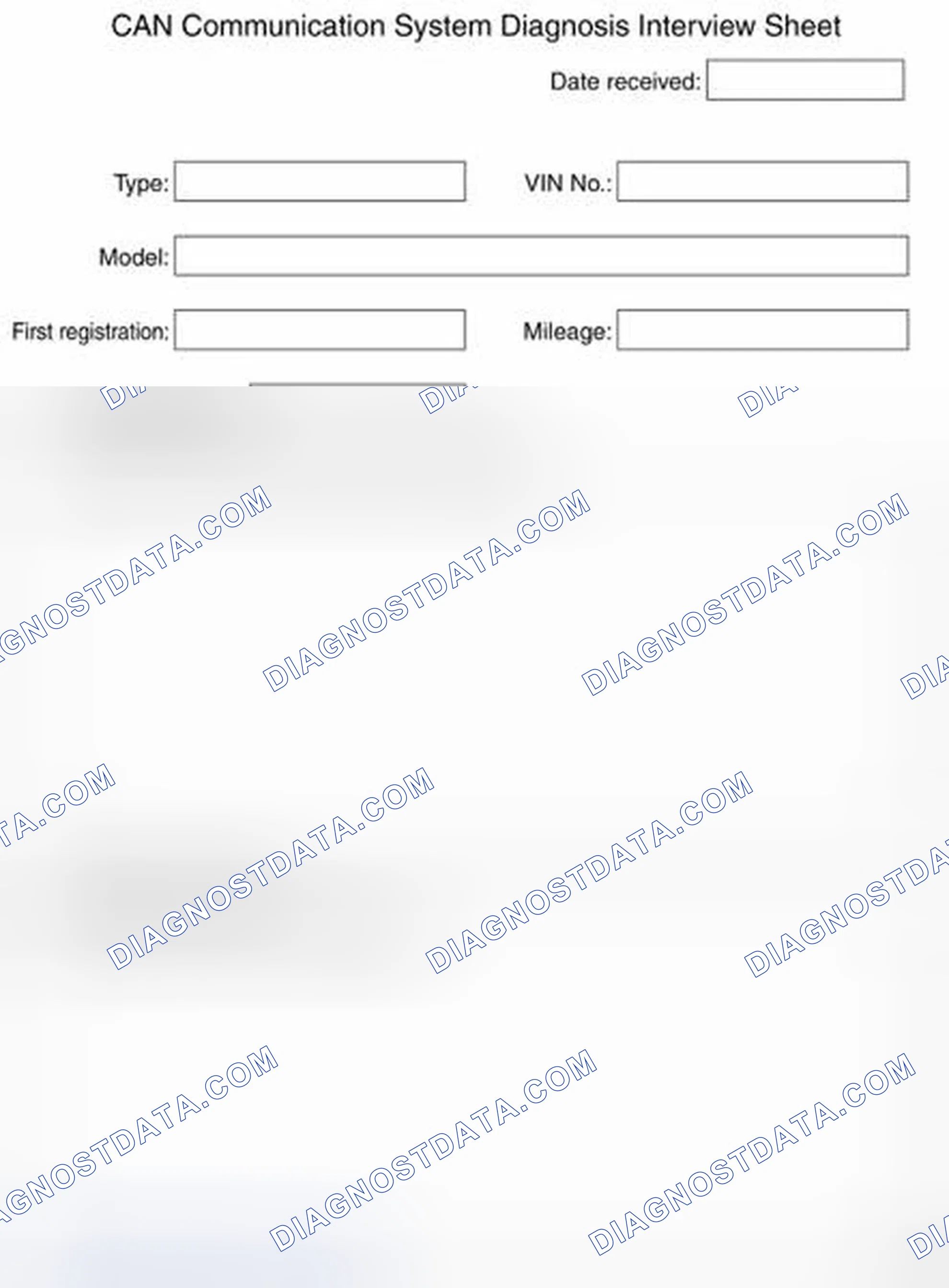 Scheme 20: Interview Sheet