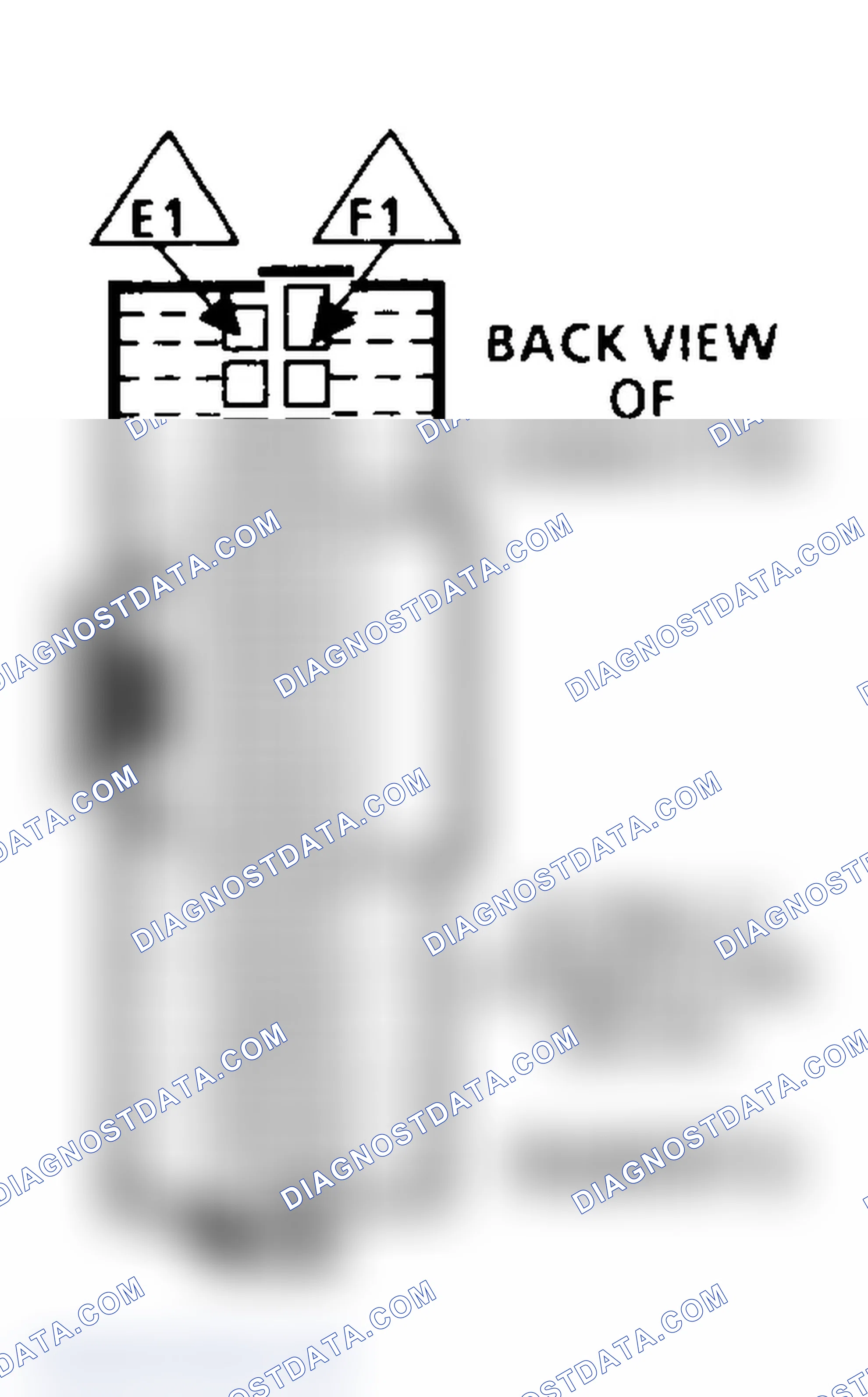 Scheme 64: PCM Terminal E-F Connector ID - Blue (4 Of 4) (5.7L "G" Series With 4L80-E A/T)