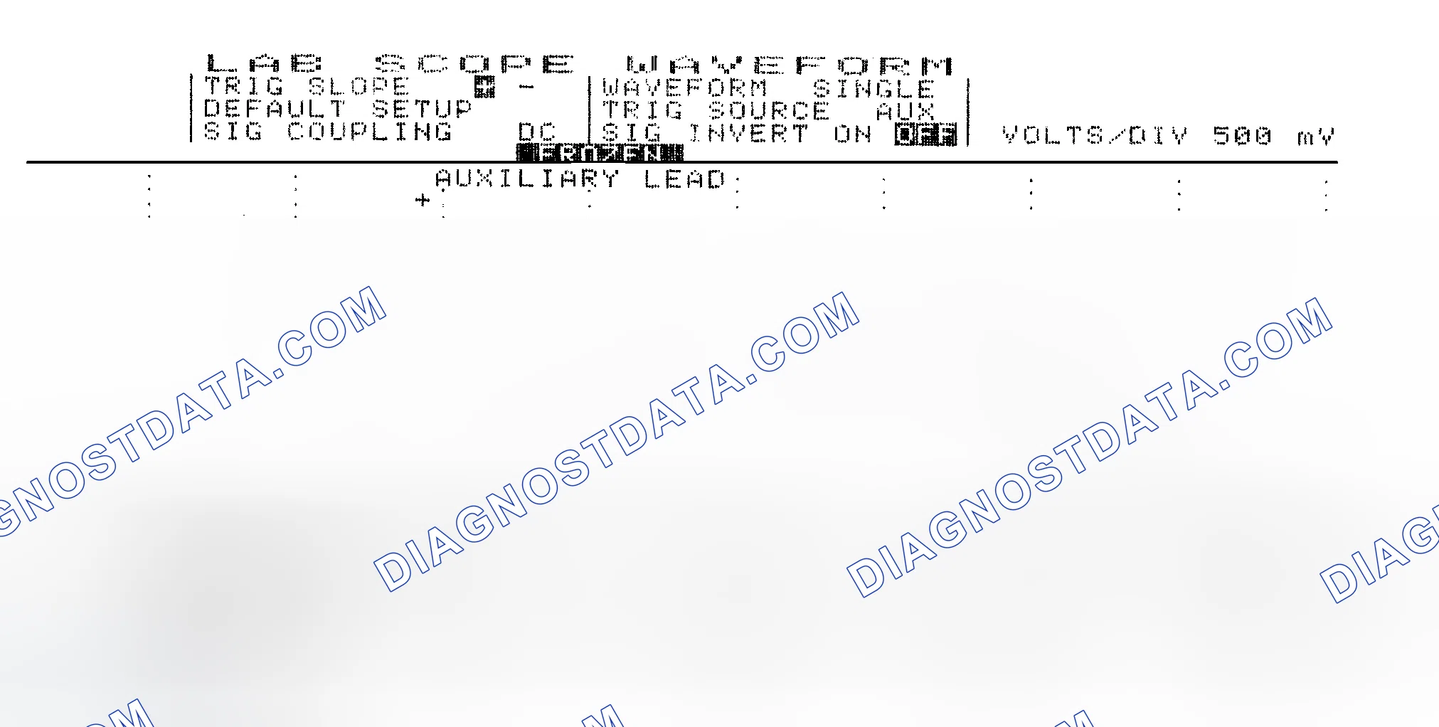 Scheme 14: Single Injector w/Excessive Current Flow - Current Pattern