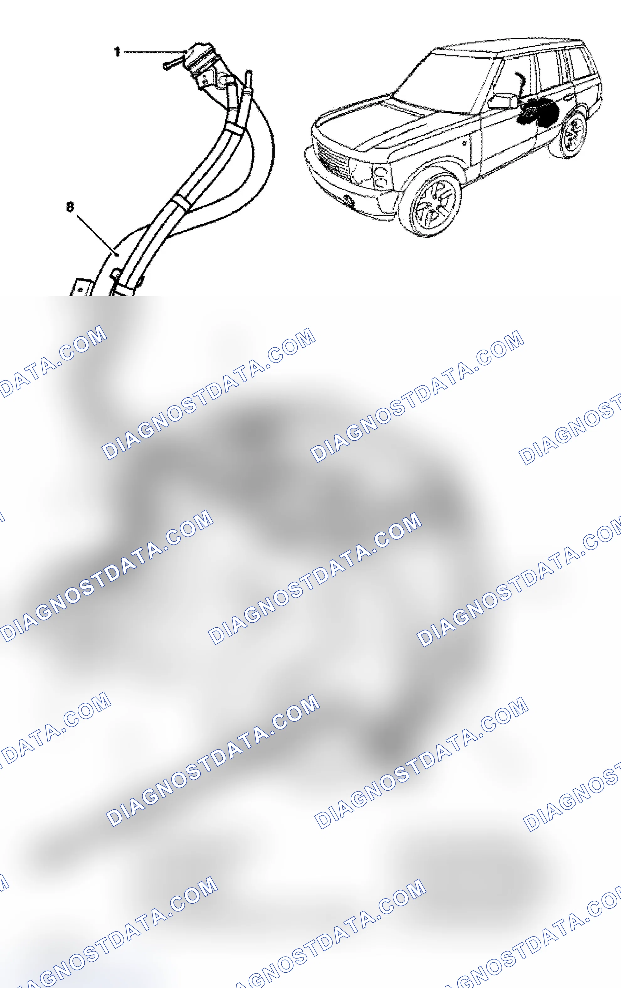Scheme 1: FUEL DELIVERY SYSTEM COMPONENT LOCATIONS