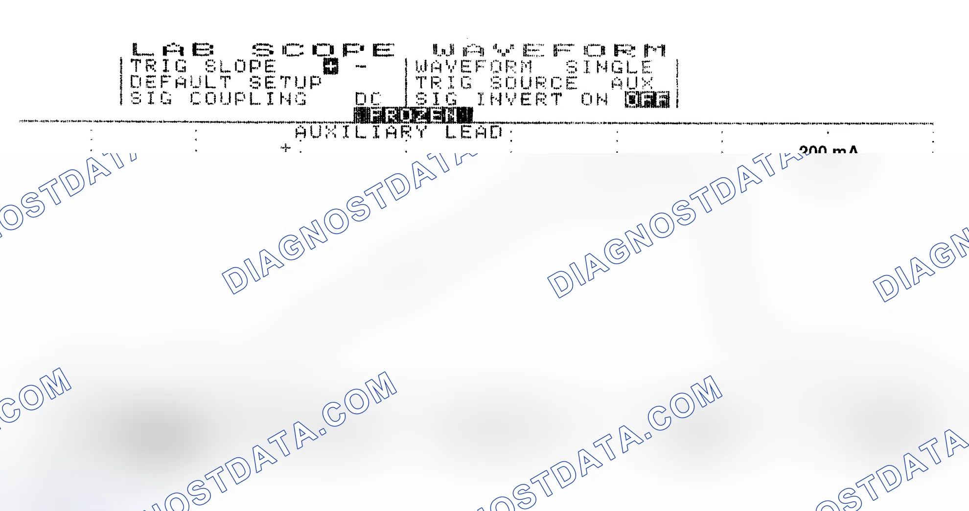 Scheme 13: Single Injector w/Normal Current Flow - Current Pattern
