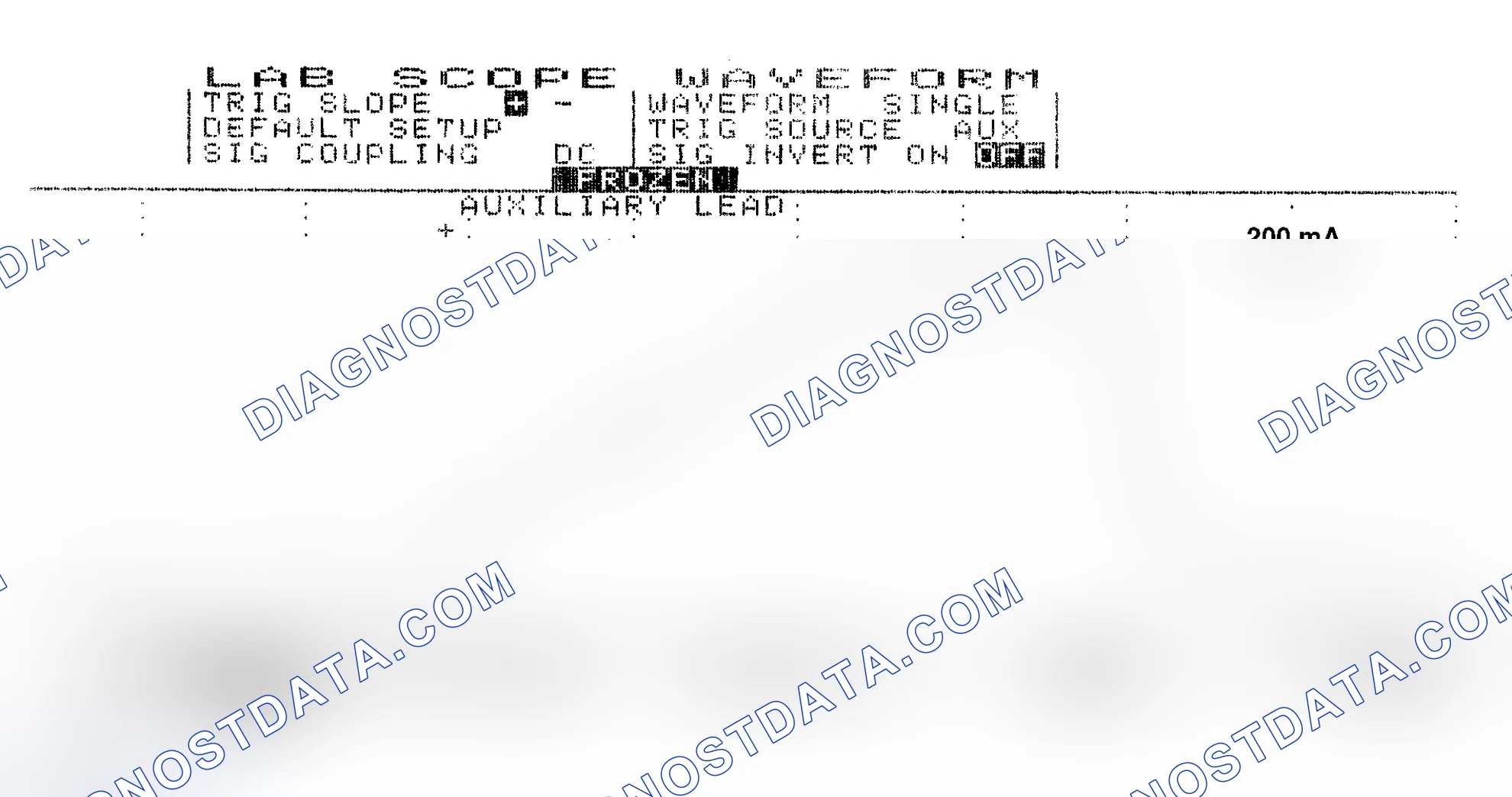 Scheme 13: Single Injector w/Normal Current Flow - Current Pattern