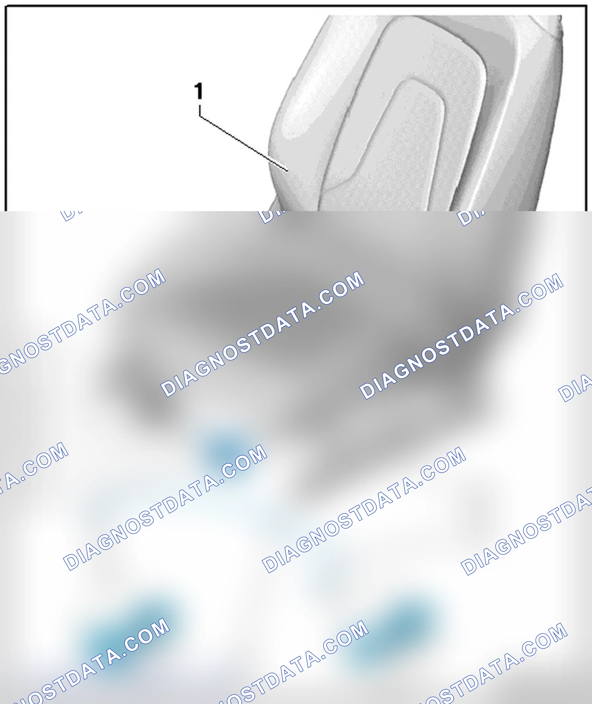 Scheme 70: SEAT FORWARD/BACK ADJUSTER OVERVIEW
