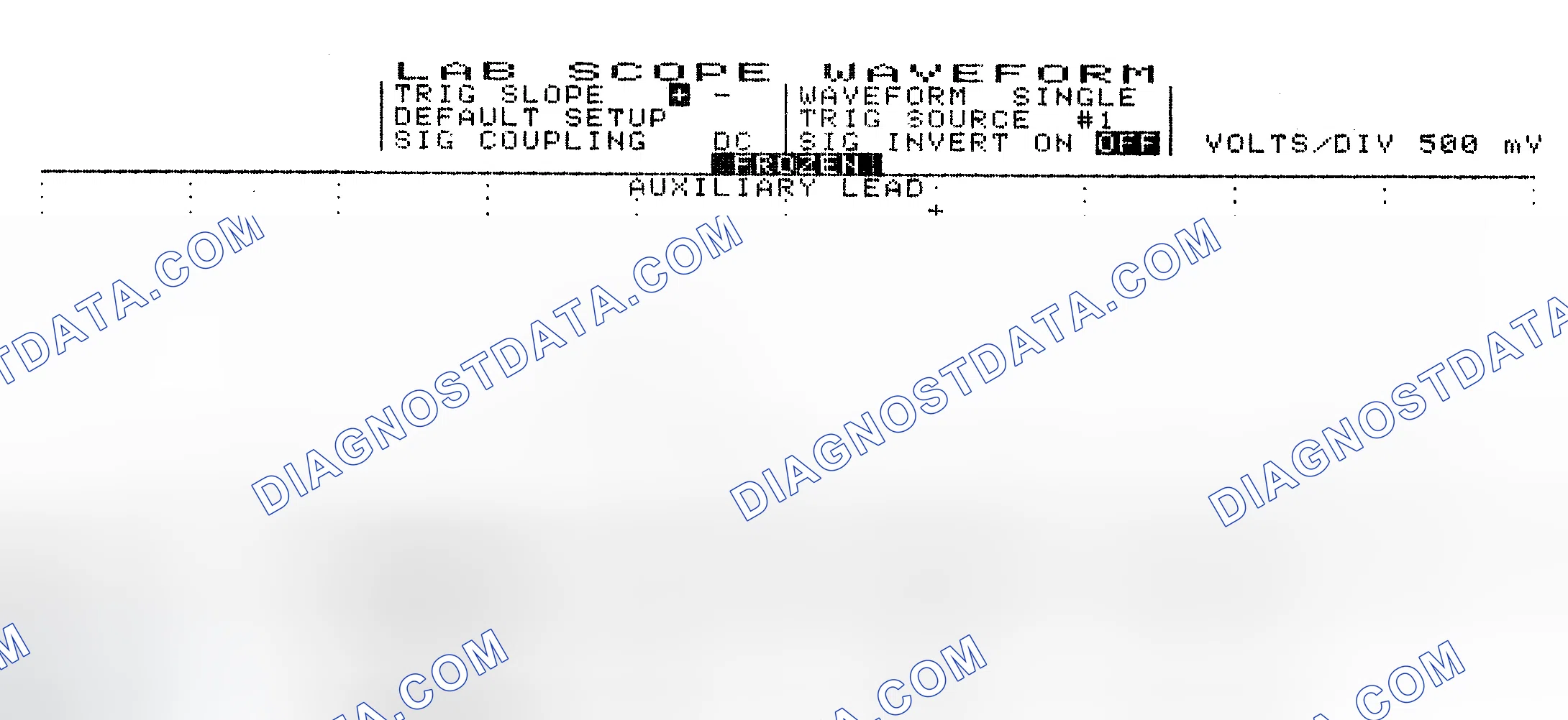 Scheme 10: Single Injector w/Excessive Current Flow - Current Pattern