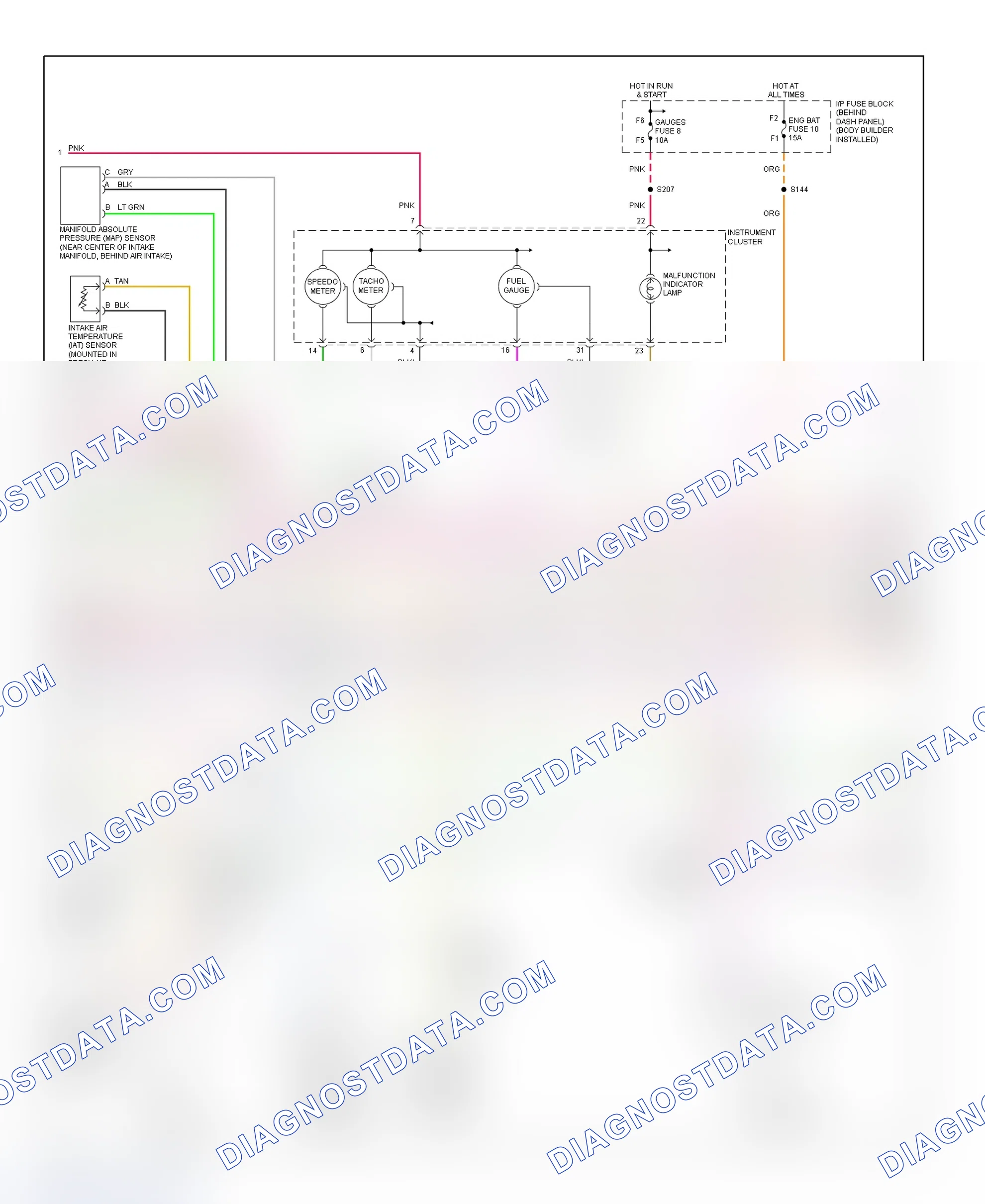 Scheme 89: PCM Wiring Diagram (Forward Control - Commercial Chassis - 4.3L - 3 Of 4)