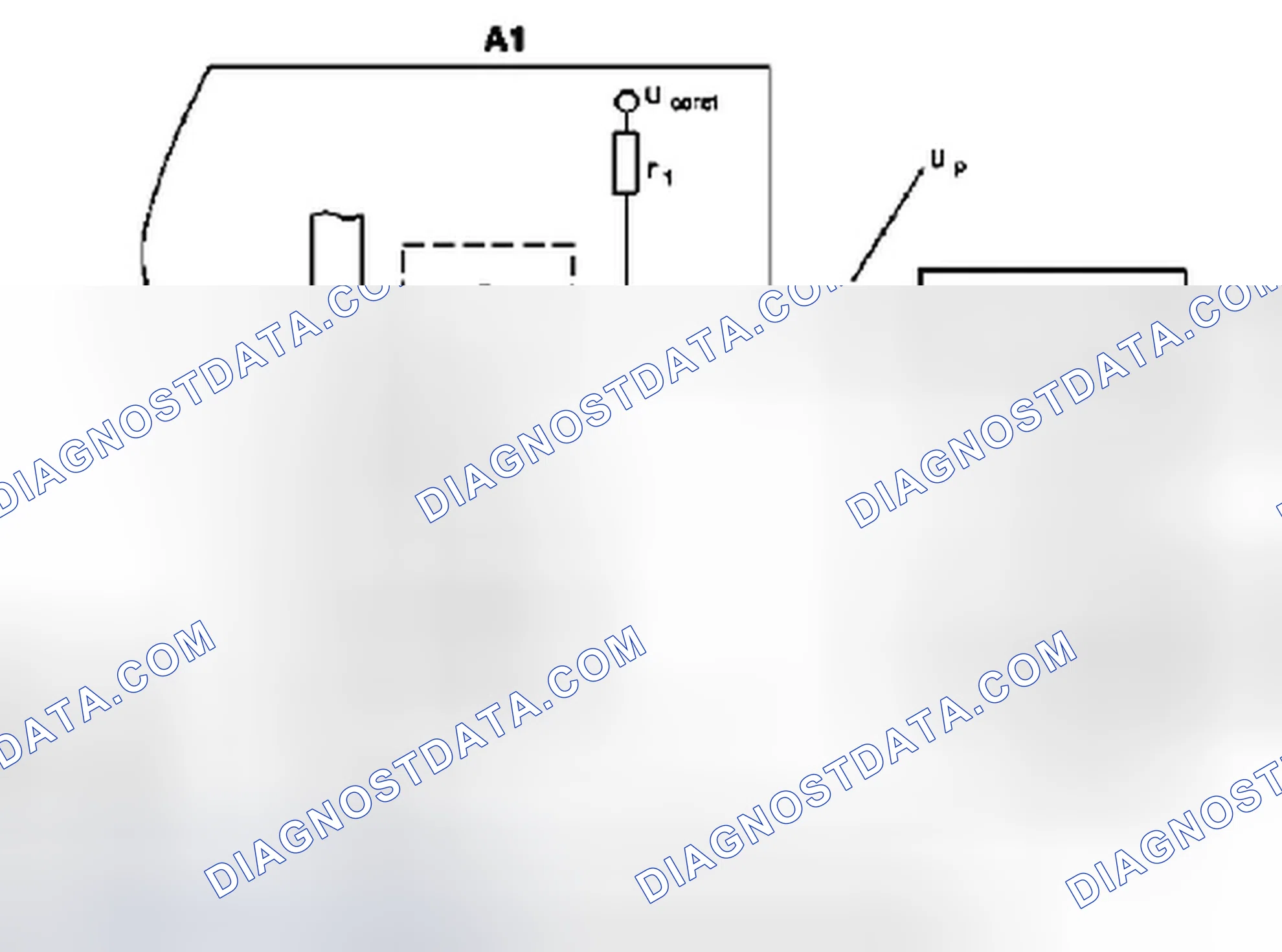 Scheme 6: Voltage coding of engine coolant/windshield washer fluid level, function - GF54.30-P-3006A