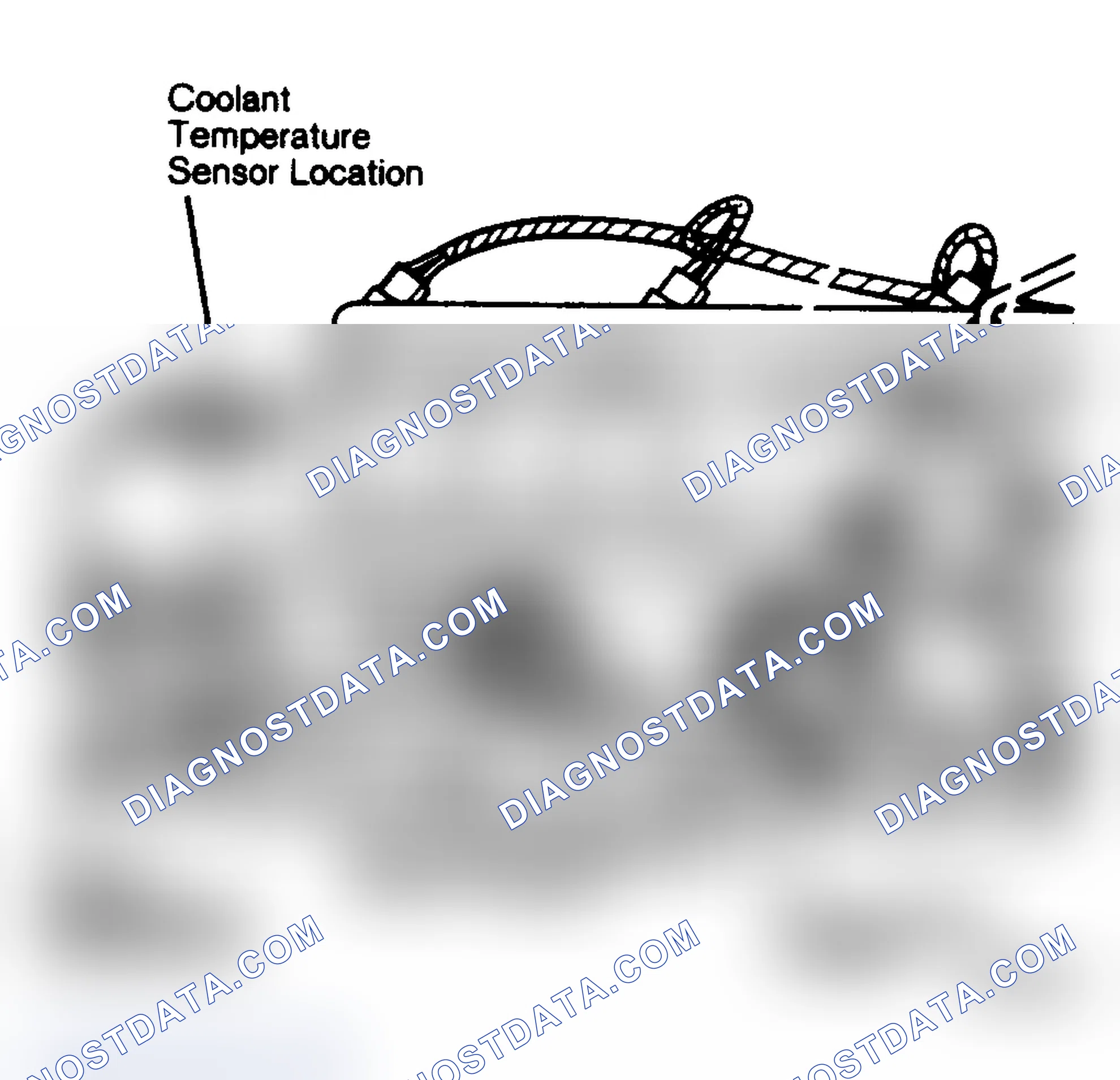 Scheme 23: 5.0L Engine Temperature Sensor Locations