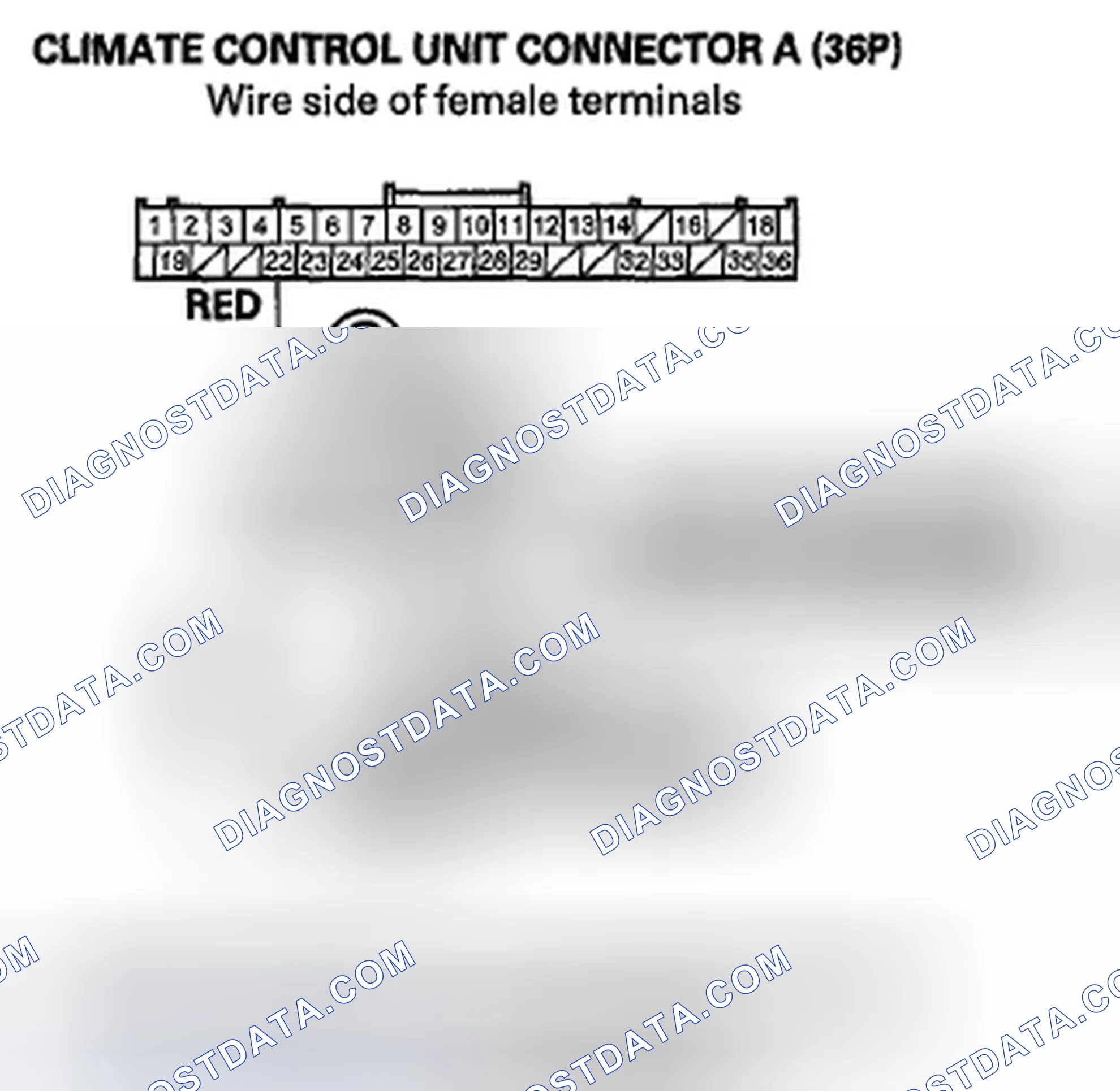 Scheme 103: DTC B1244 or DTC Indicator F: An Open In the Rear Air Mix Control Motor Circuit
