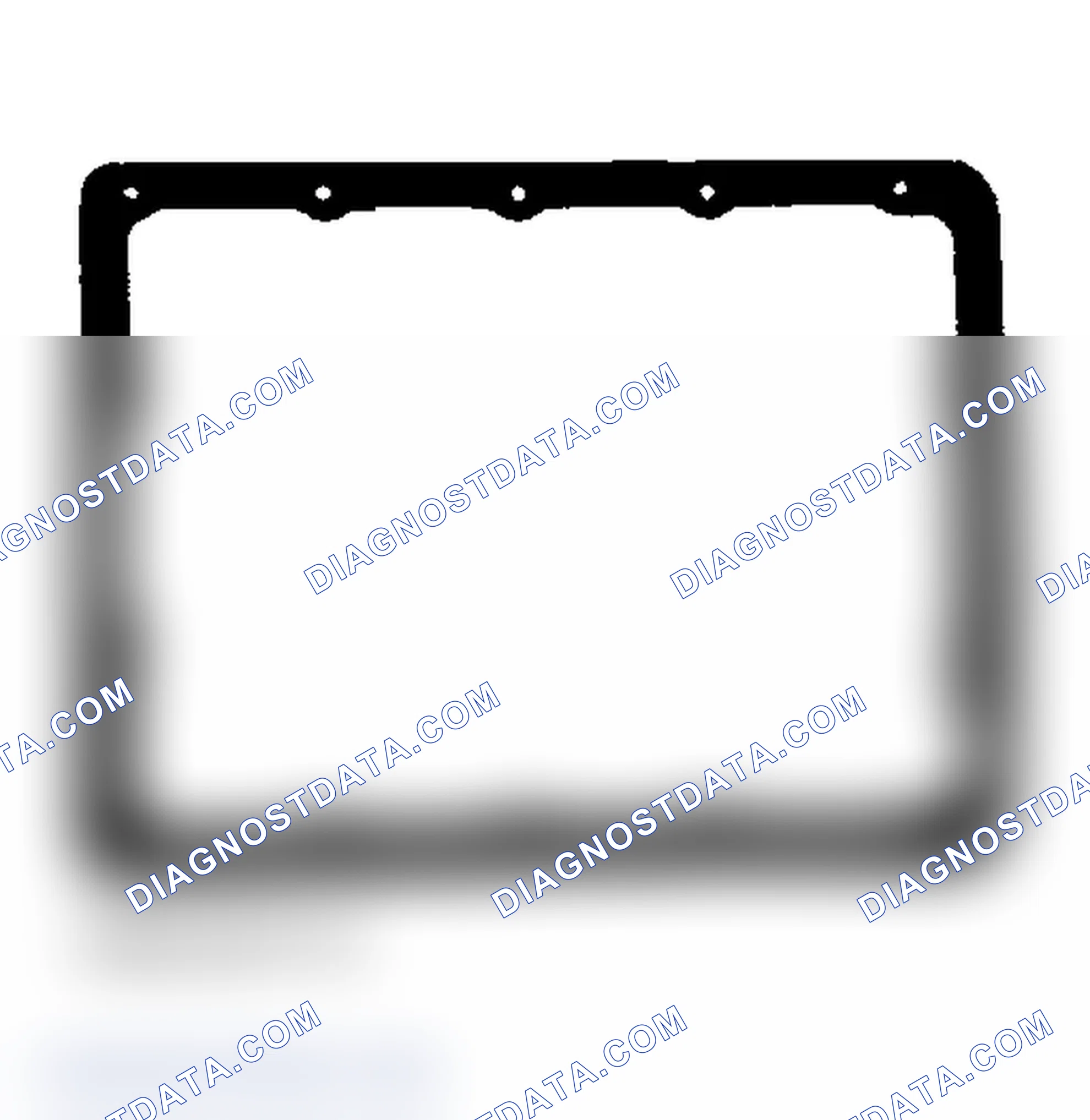 Scheme 1: OIL PAN GASKET