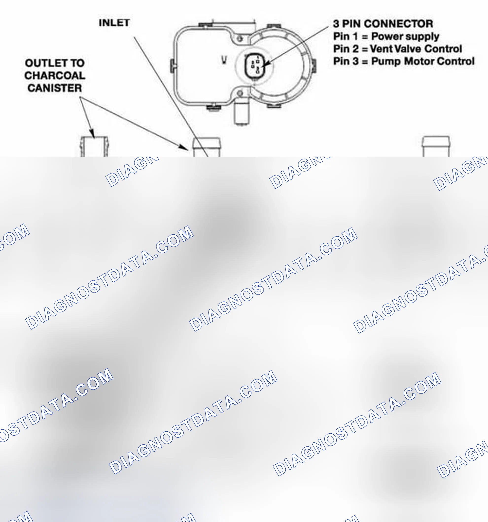 Scheme 422: Identifying DM-TL (Diagnosis Module - Tank Leakage) Diagram