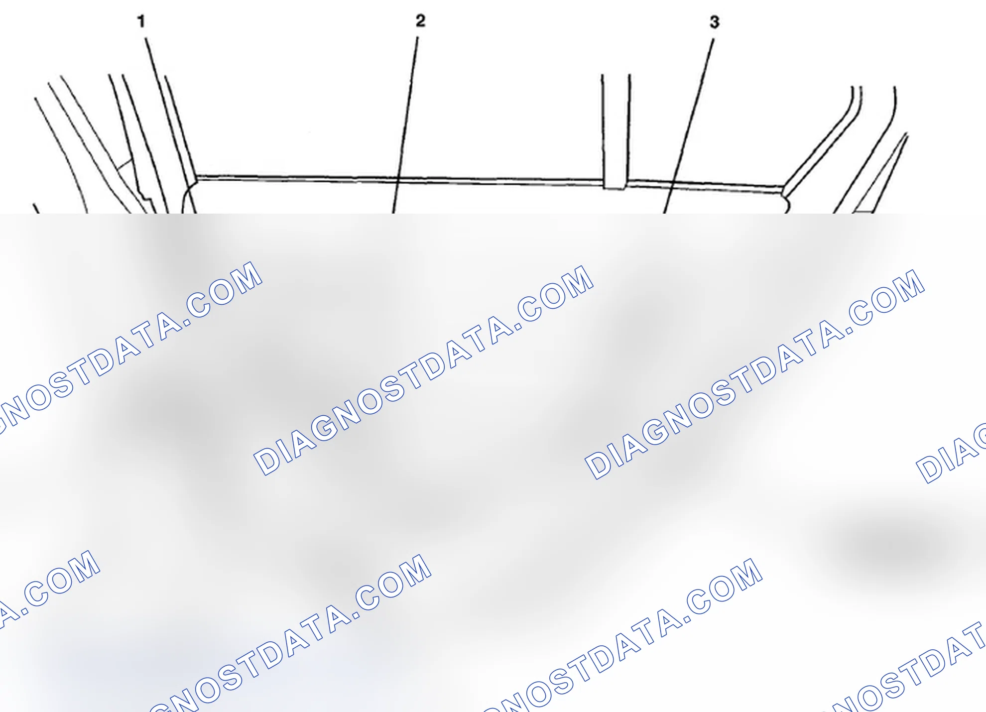 Scheme 540: Identifying Right Rear Door Wire Harness (Page 203-60)
