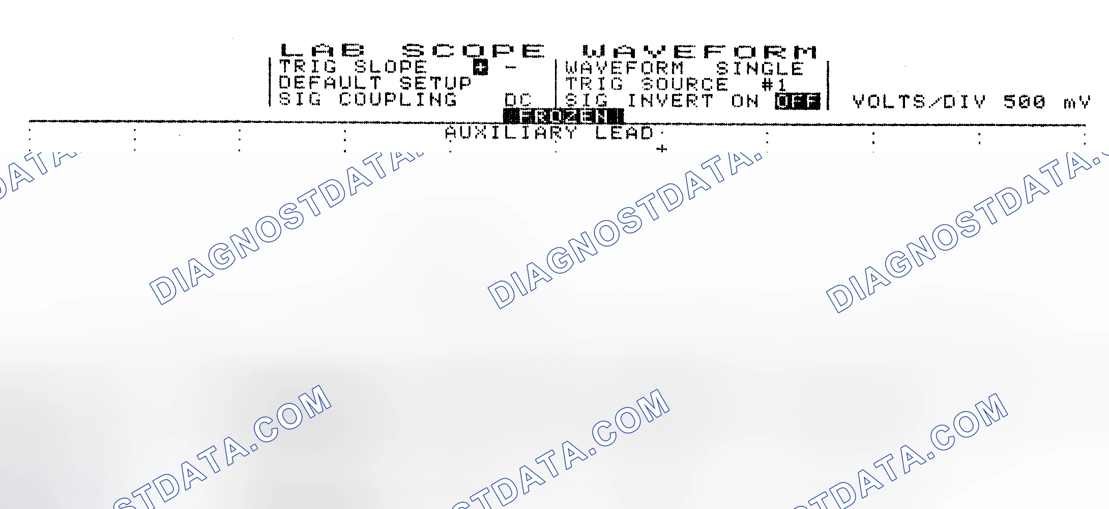 Scheme 10: Single Injector w/Excessive Current Flow - Current Pattern