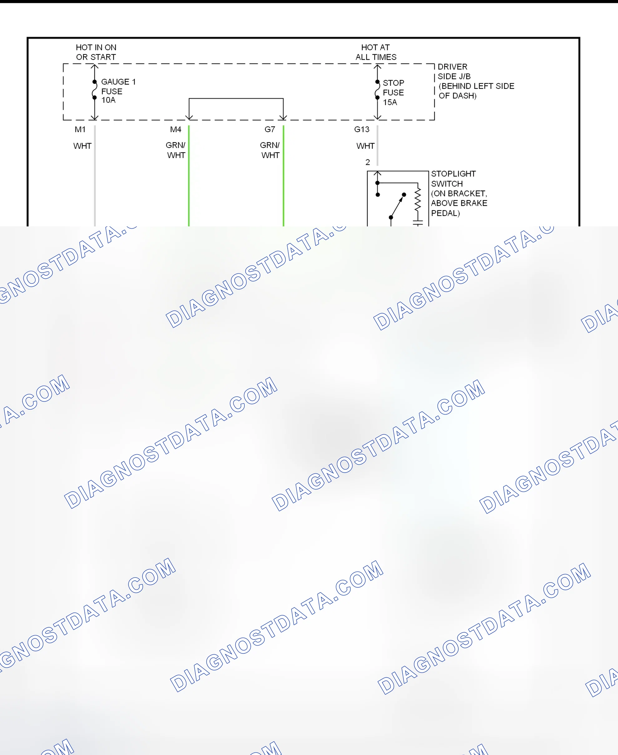 Scheme 224: Shift Interlock System Wiring Diagram (2002 - Toyota Camry)