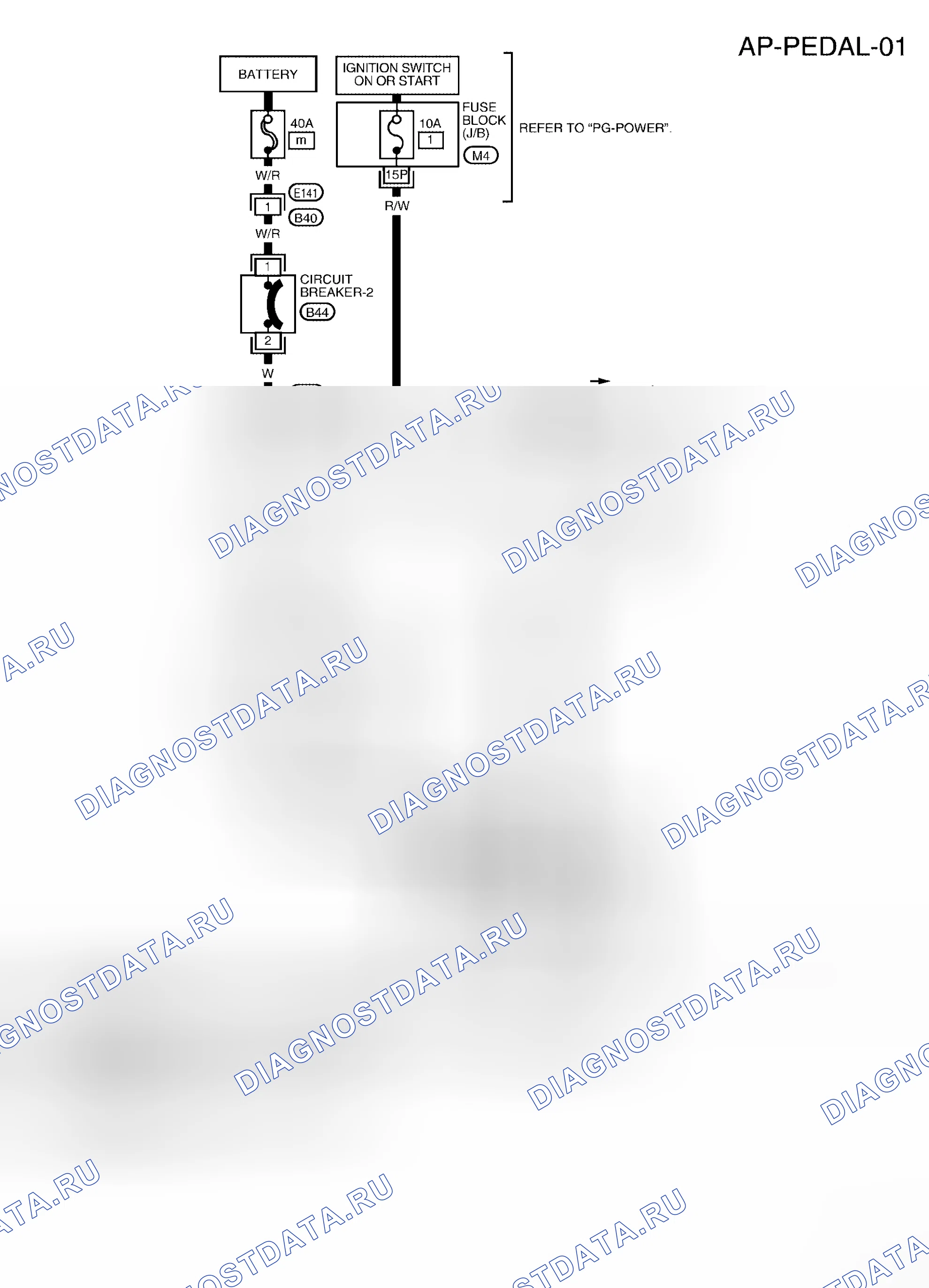 Scheme 1: WIRING DIAGRAM - PEDAL