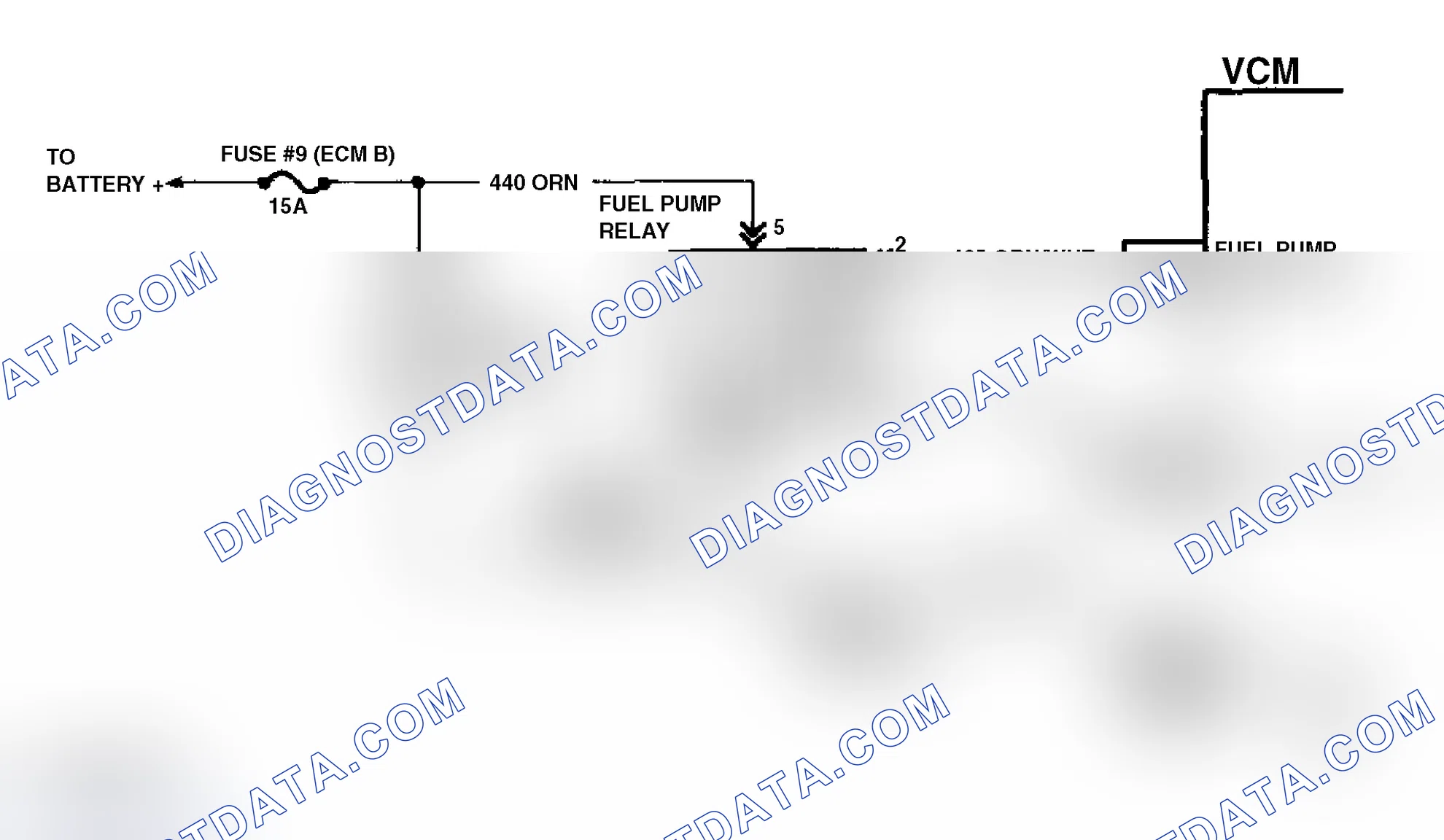 Scheme 84: Code P1222 Schematic (4.3L "S" & "T" Series Pickup M/T) Fuel Pump Voltage Low