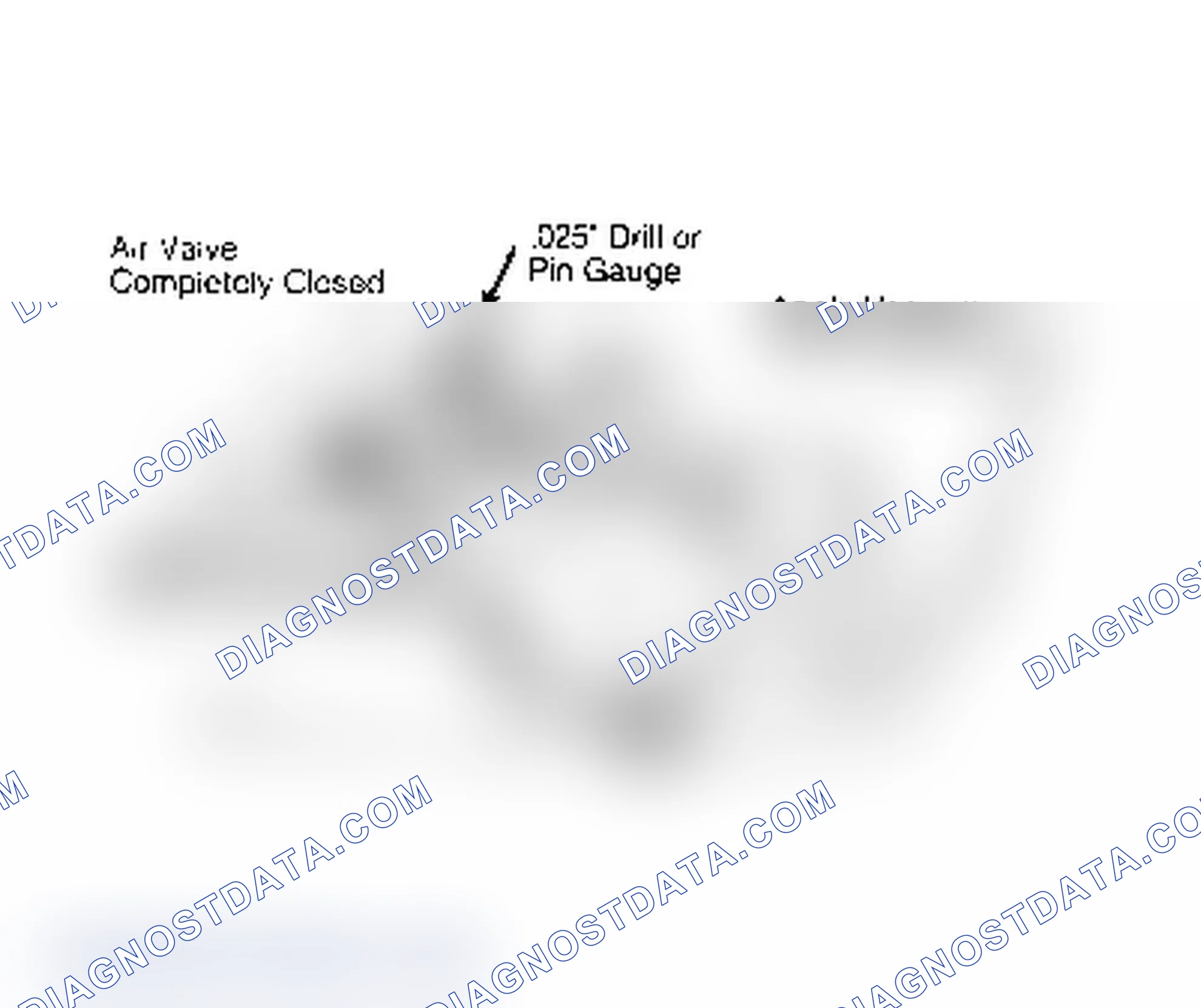 Scheme 14: Air Valve Rod Adjustment - Front Air valve must be completely closed.