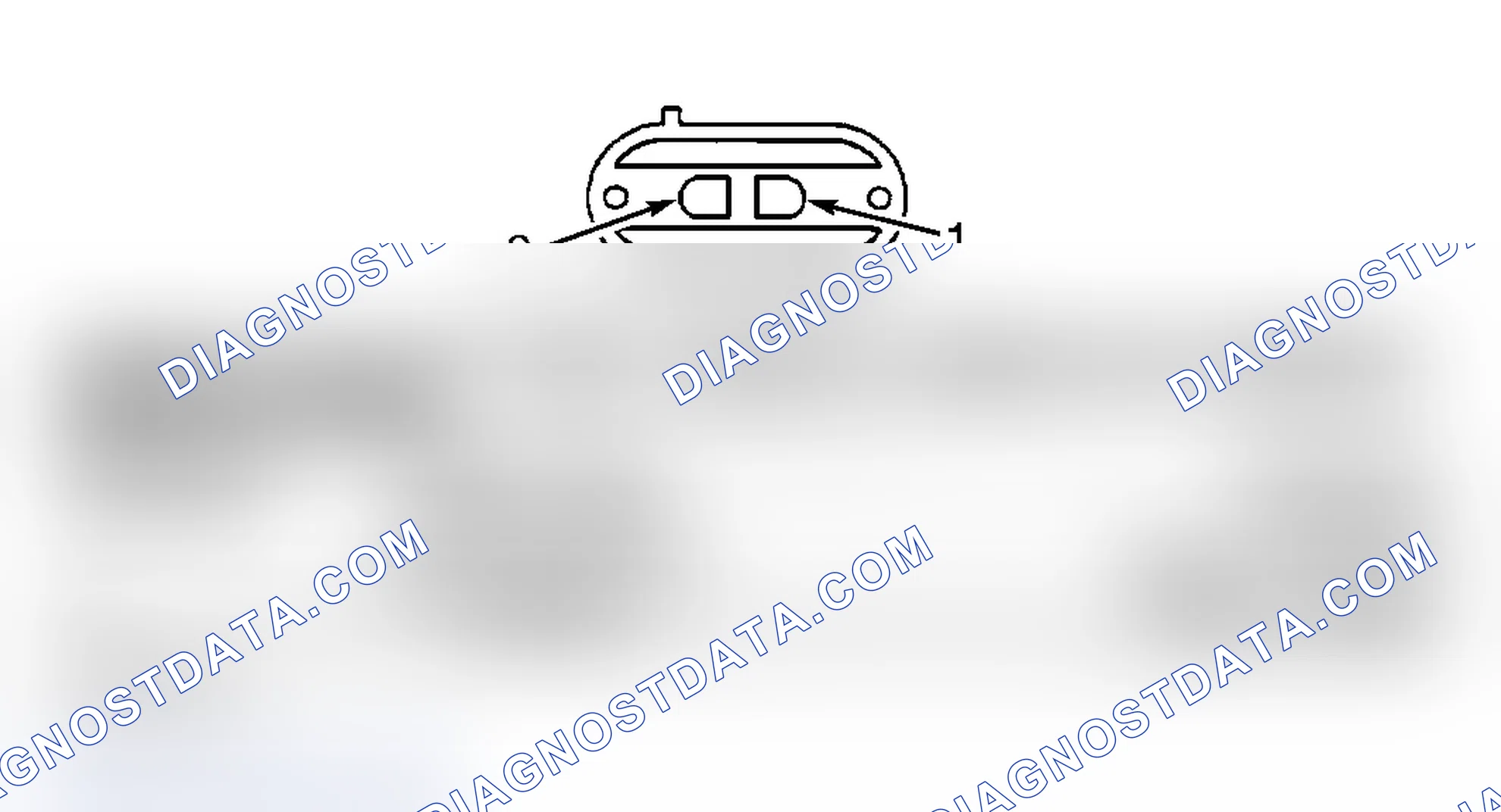 Scheme 86: ENGINE COOLANT TEMPERATURE SENSOR CONNECTOR END VIEW