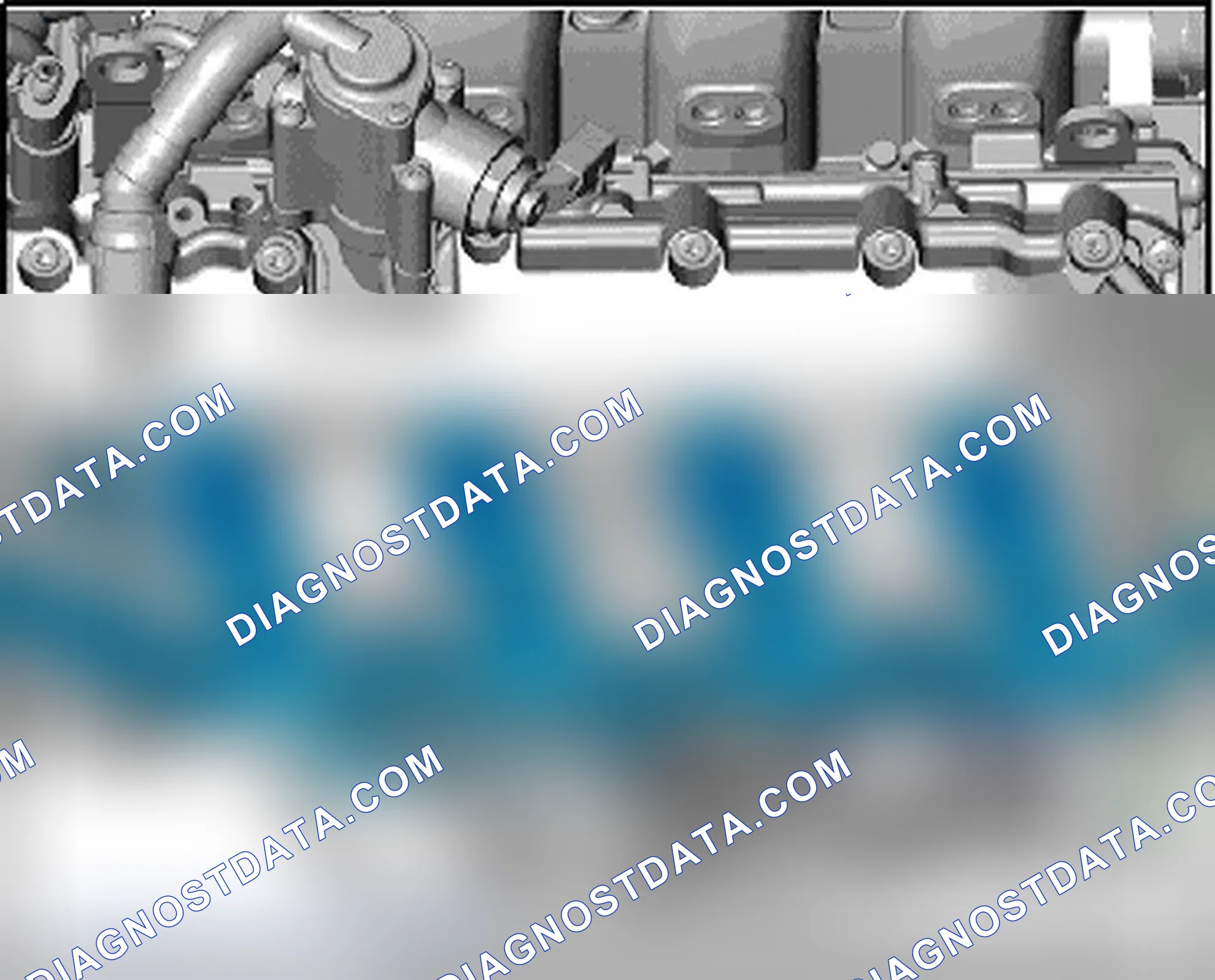 Scheme 95: REMOVING THE IGNITION COILS FROM CYLINDER BANK 1