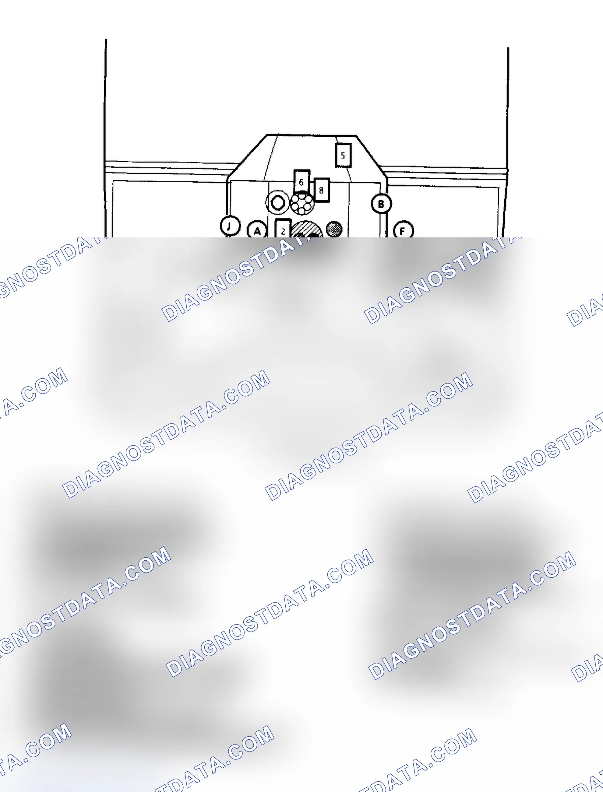Scheme 153: Component Locations for "P" Series 5.7L