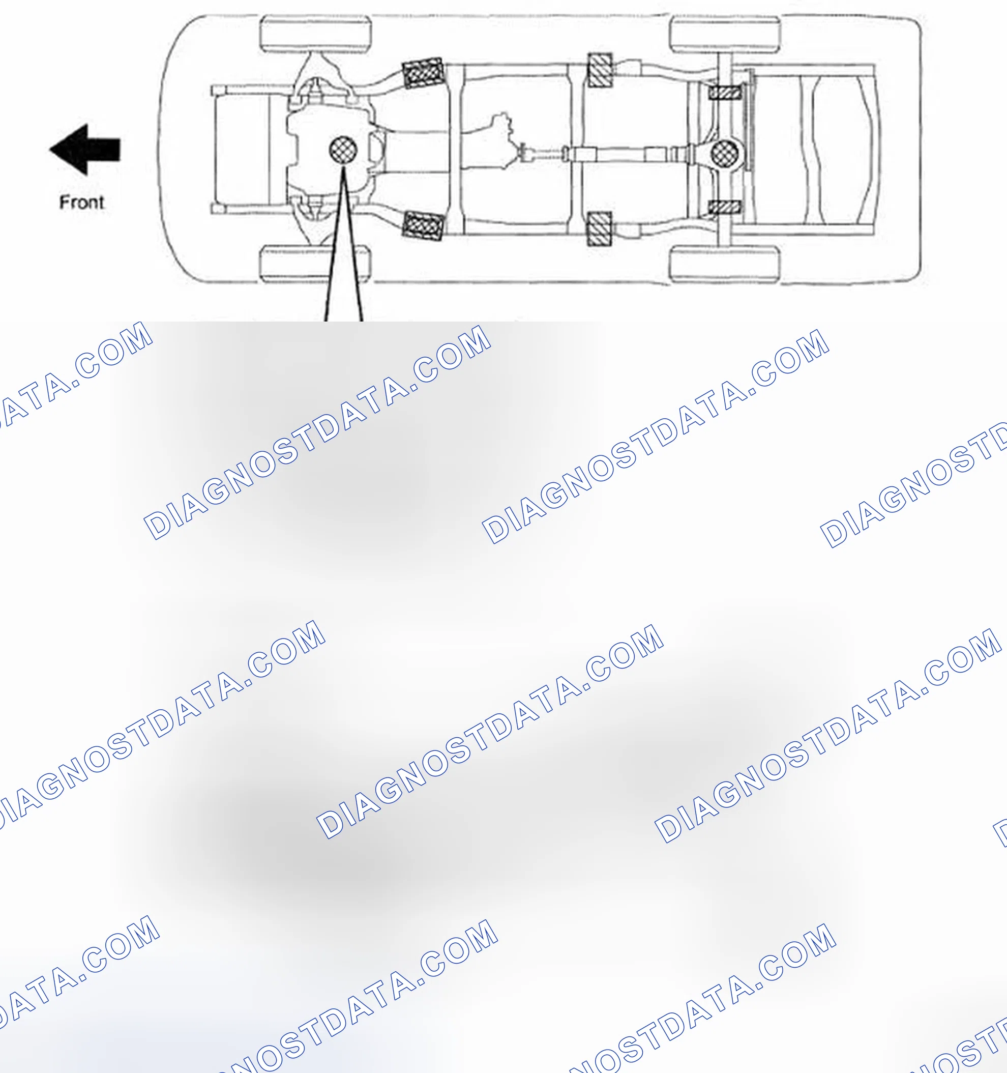 Scheme 42: VEHICLE LIFT AND SUPPORT LOCATIONS