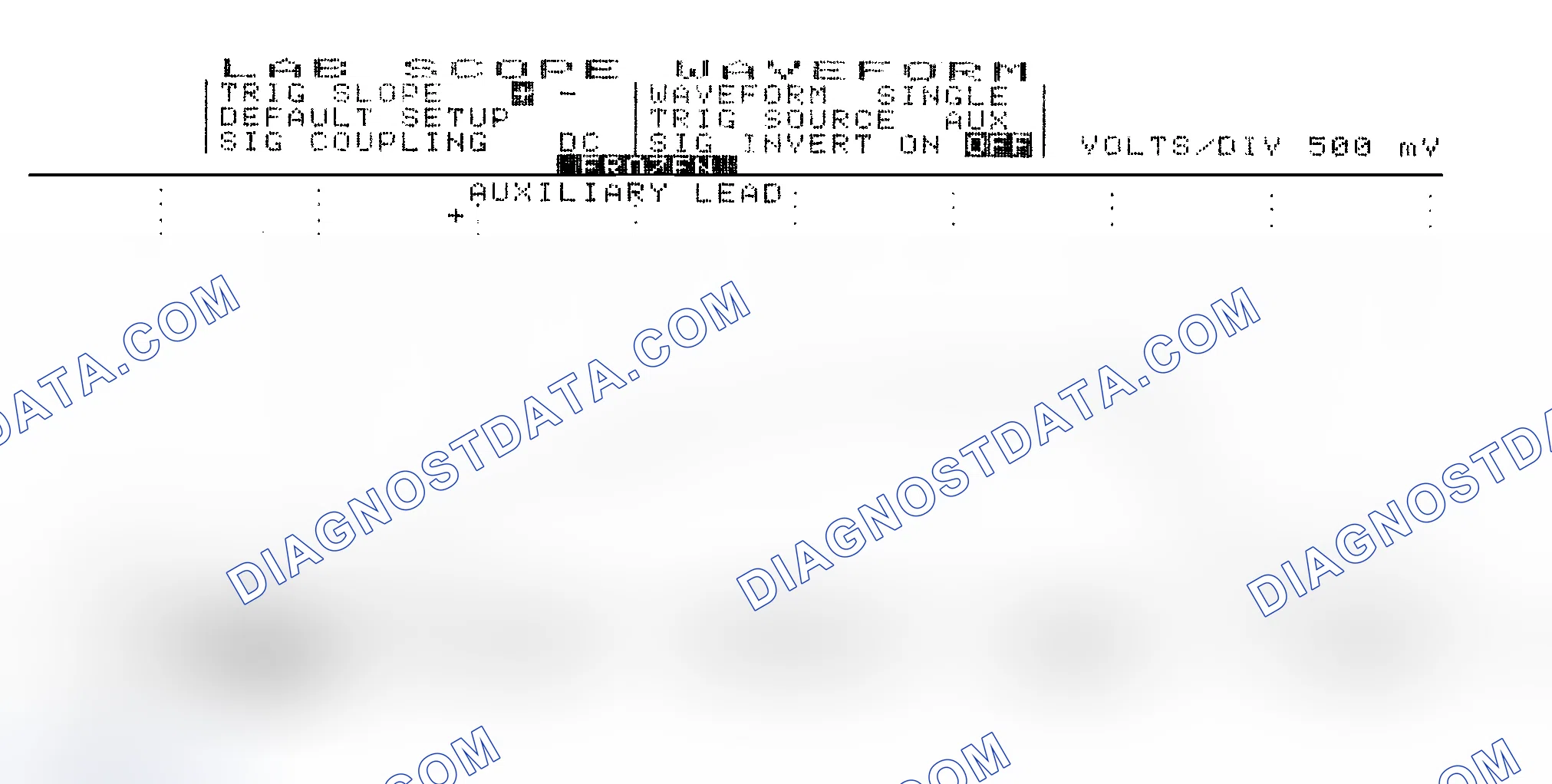 Scheme 14: Single Injector w/Excessive Current Flow - Current Pattern