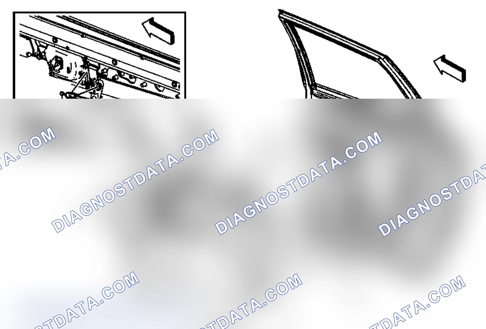 Scheme 68: Rear Side Door Trim Panel Replacement (Enclave)