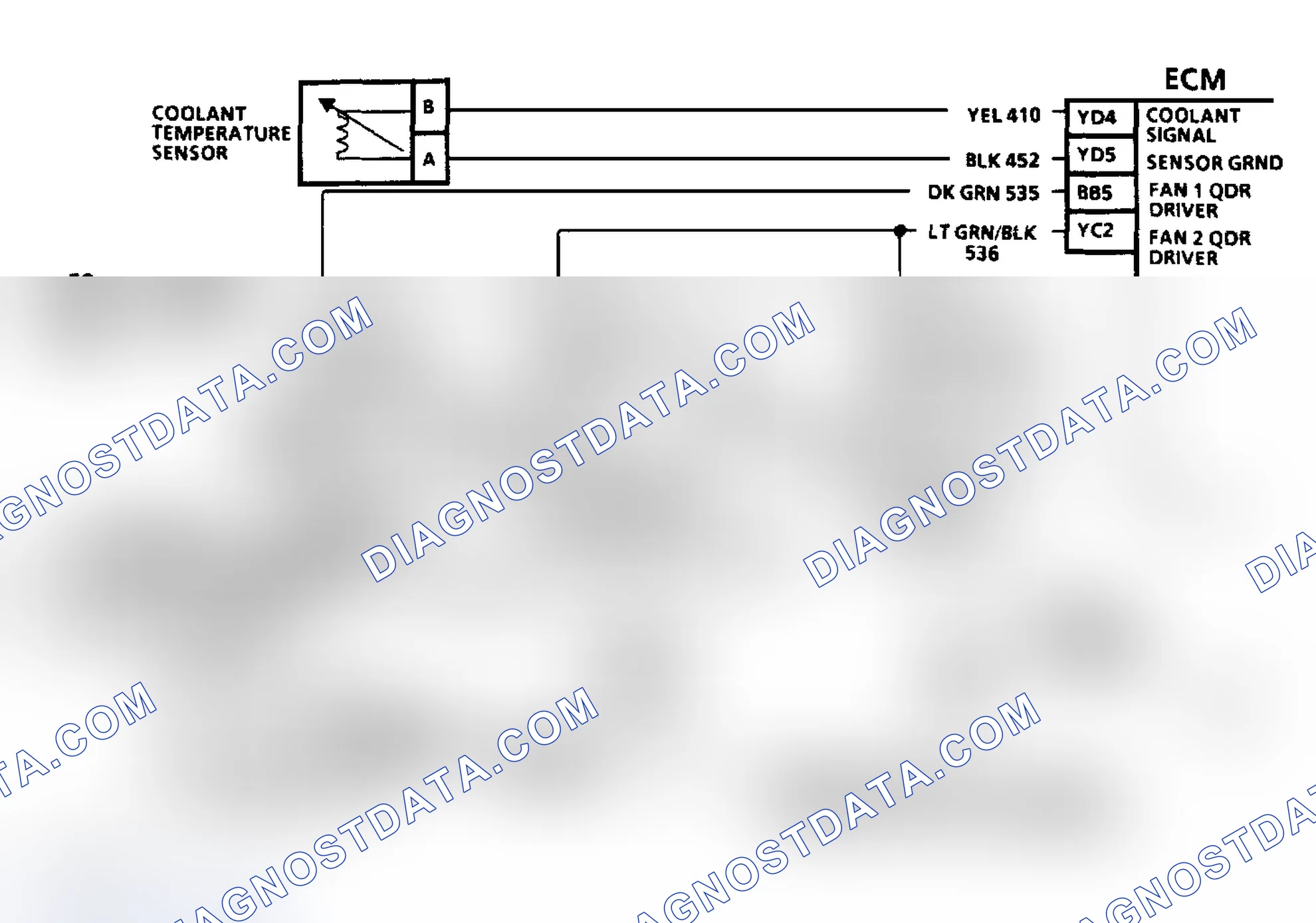 Scheme 52: Chart C-12D, Wiring Diagram Coolant Fan Check "On" At All Times (Reatta)