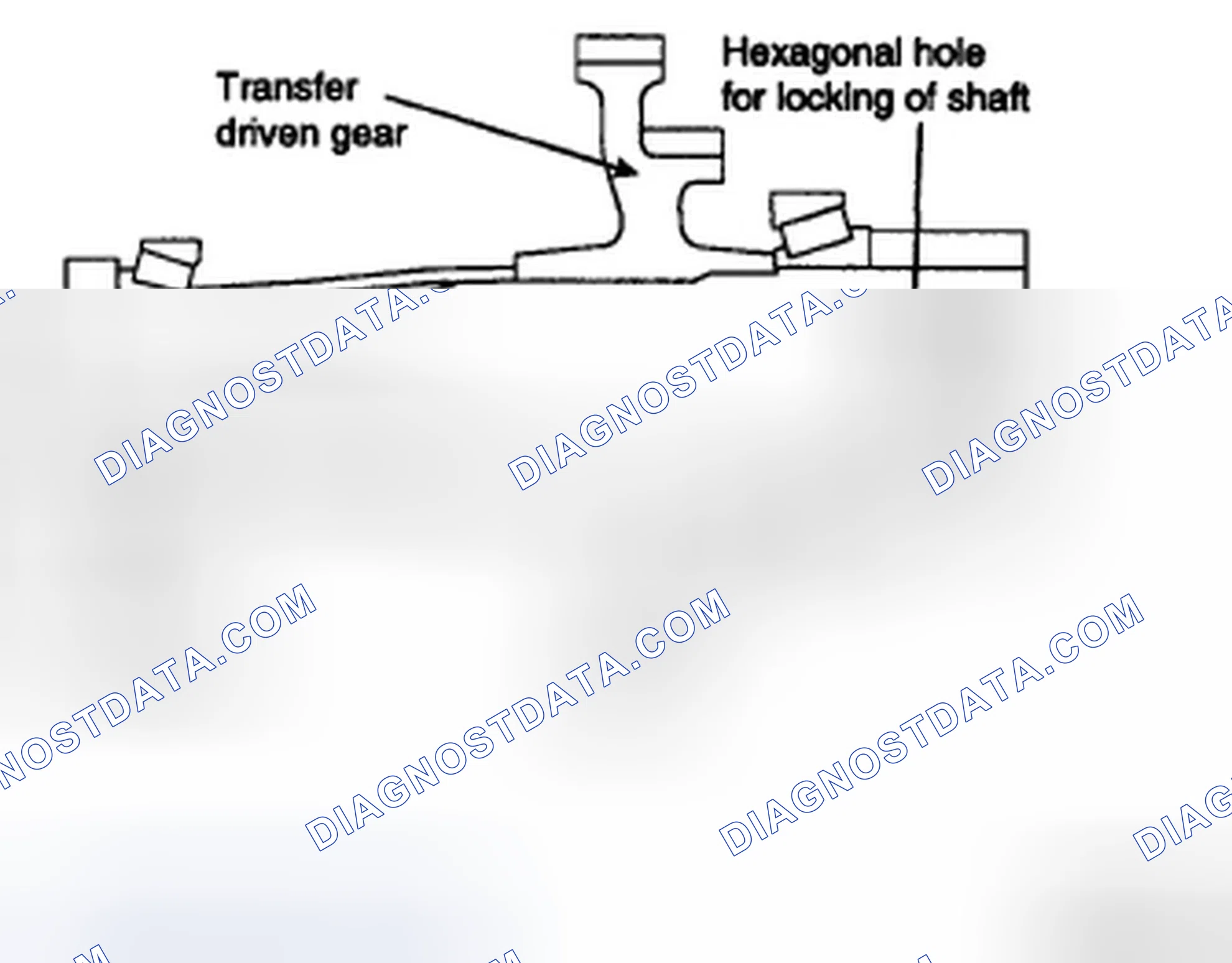 Scheme 122: OUTPUT SHAFT/TRANSFER DRIVEN GEAR
