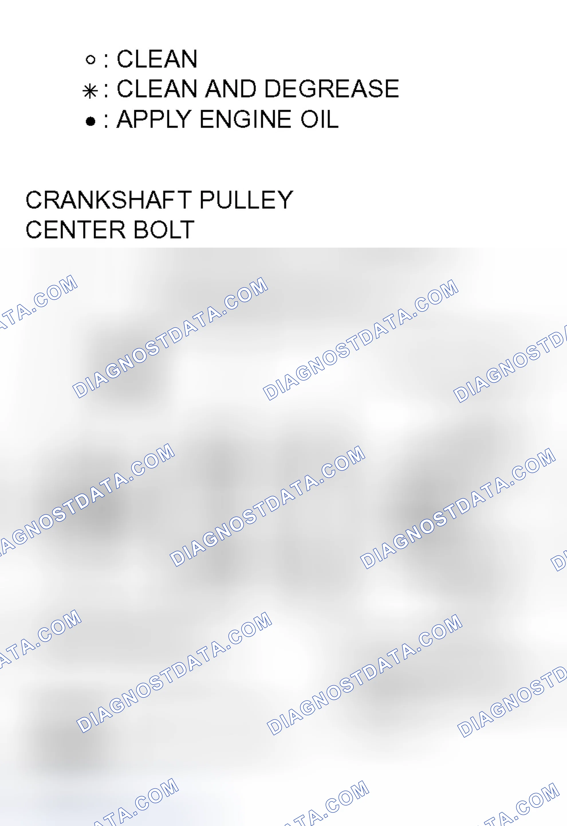 Scheme 15: >> C << CRANKSHAFT ANGLE SENSING BLADE/CRANKSHAFT CAMSHAFT DRIVE SPROCKET INSTALLATION
