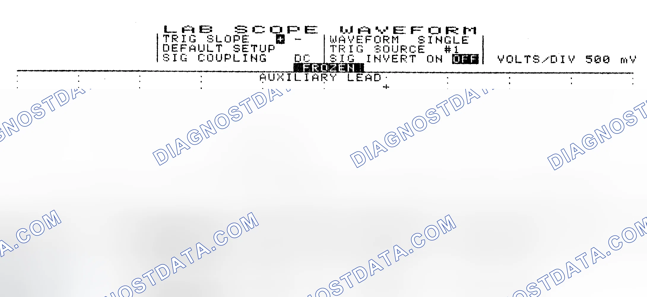 Scheme 10: Single Injector w/Excessive Current Flow - Current Pattern