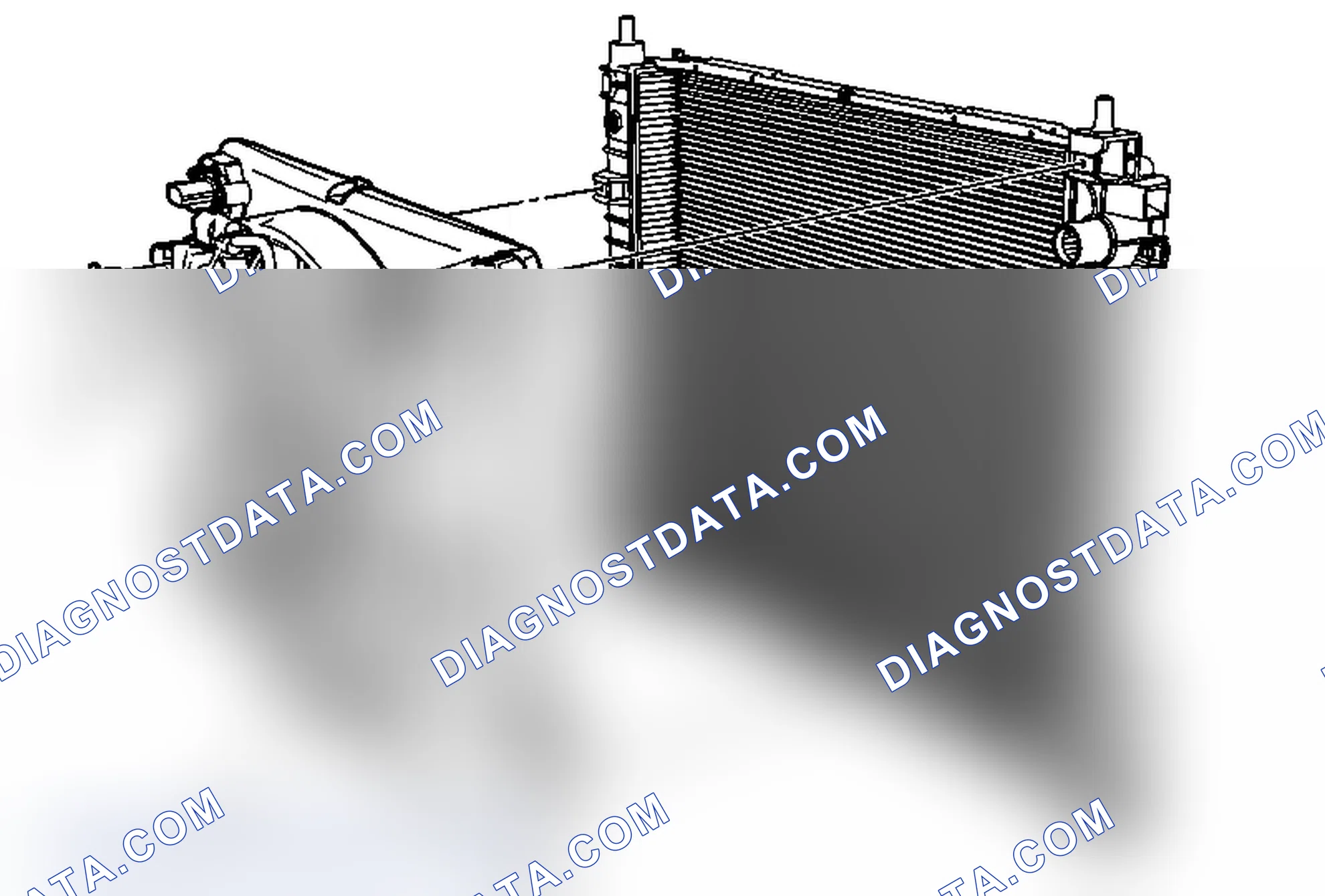 Scheme 8: Cooling Fan and Shroud Replacement (LF1, LFW or LFX)