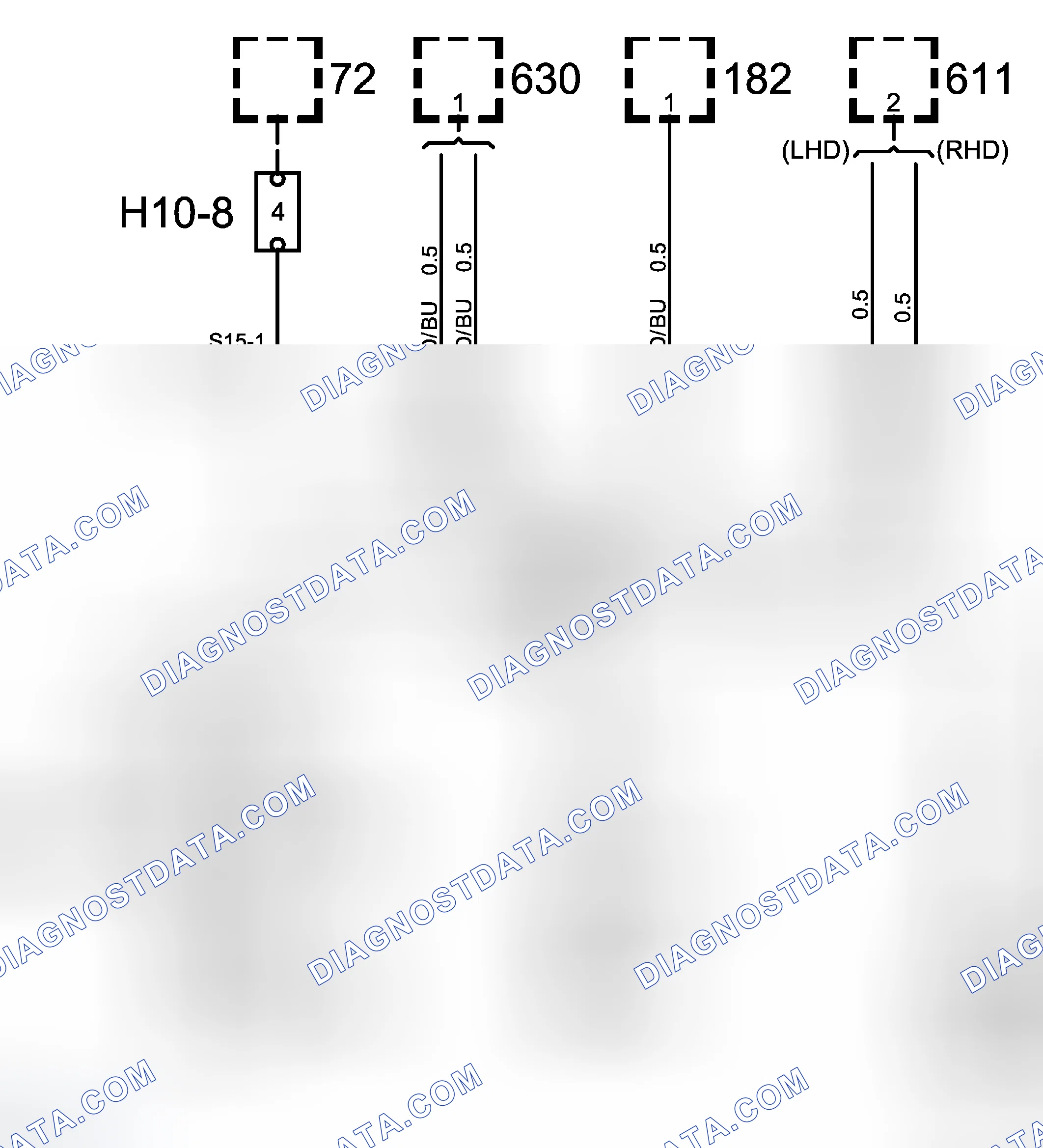 Scheme 43: Crimp Connection J118, Rear Harness
