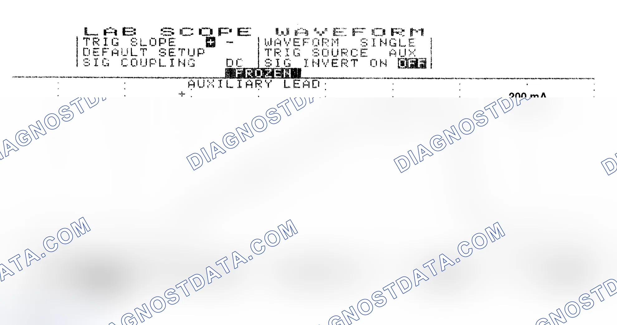 Scheme 13: Single Injector w/Normal Current Flow - Current Pattern