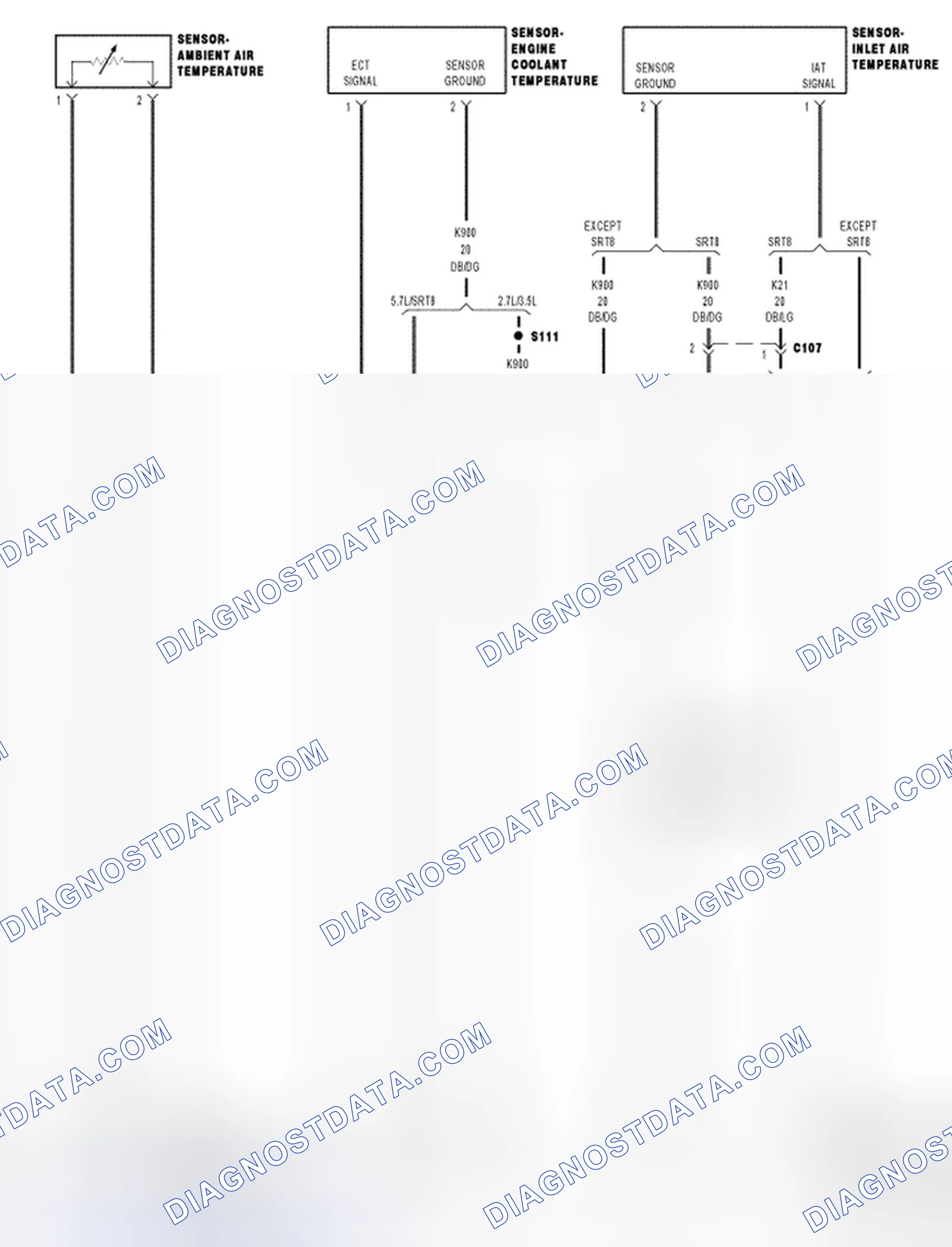 Scheme 557: *CHECKING THE ENGINE COOLANT TEMPERATURE SENSOR OPERATION