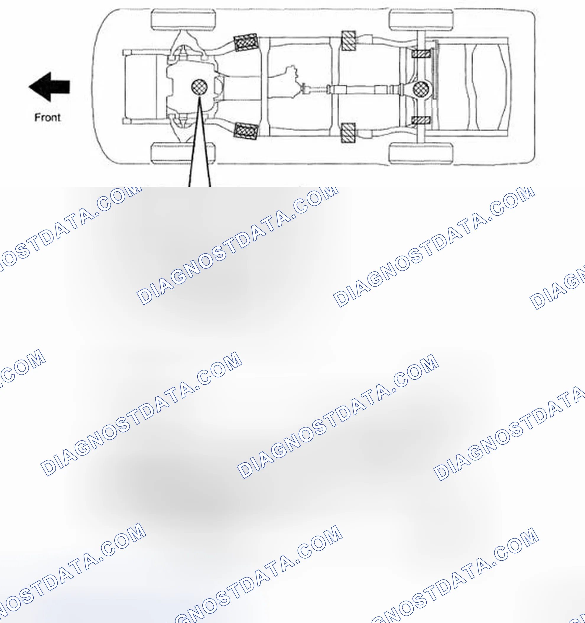 Scheme 42: VEHICLE LIFT AND SUPPORT LOCATIONS