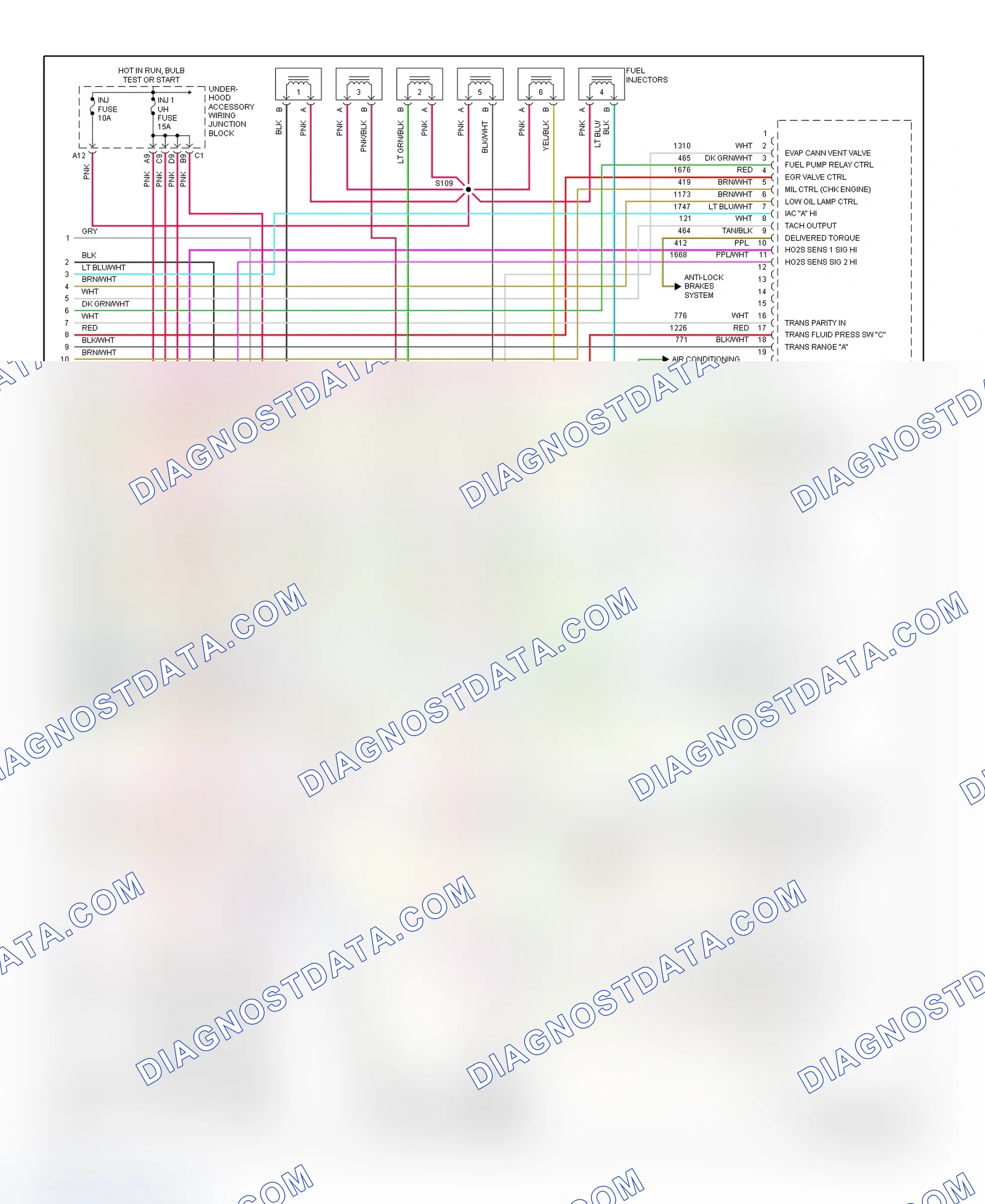 Scheme 149: PCM Wiring Diagram (Montana, Silhouette & Venture - 3.4L - 4 Of 4)