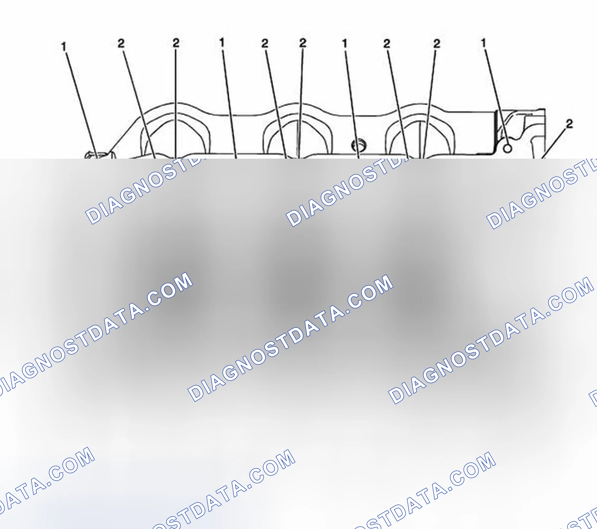 Scheme 197: Right Cylinder Head Camshaft Cover Face