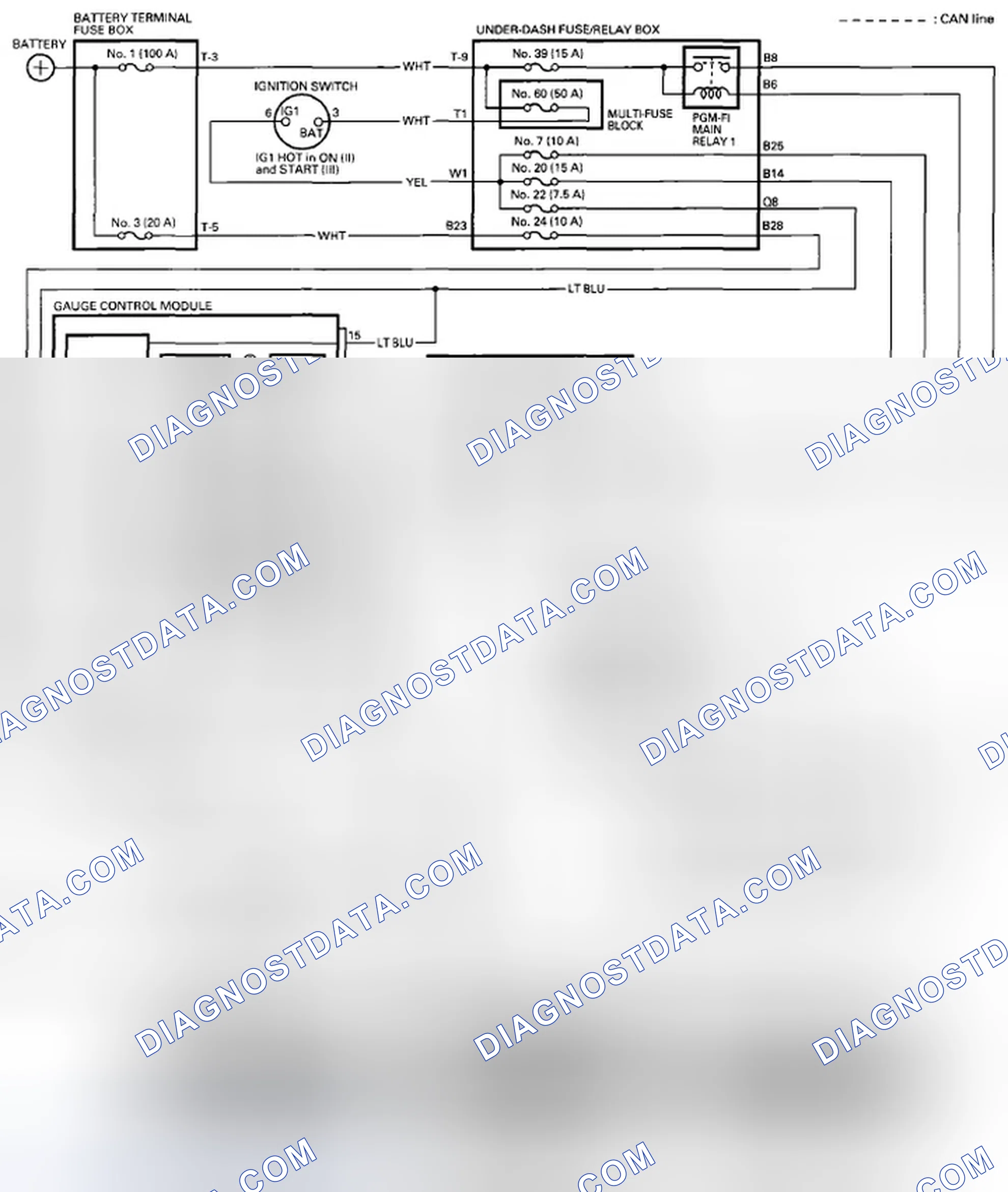 Scheme 321: Circuit Diagram - PCM CVT Control System-Five-position Transmission