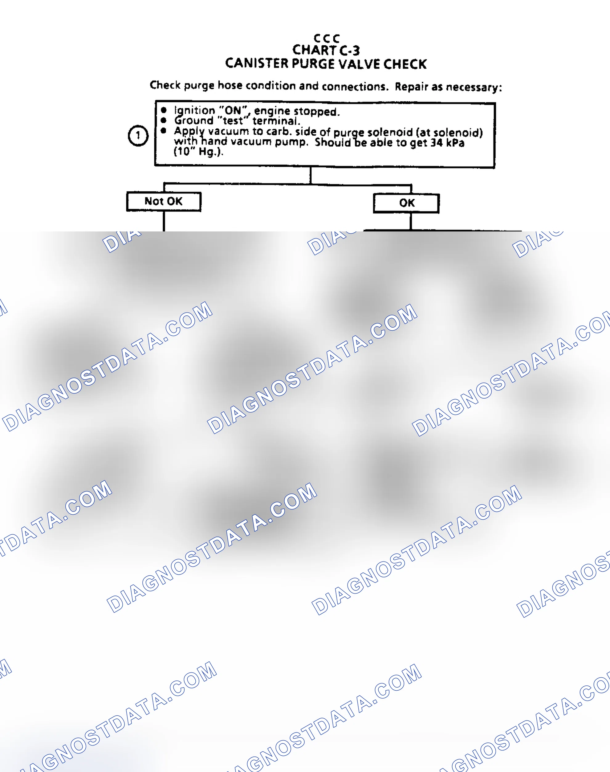 Scheme 138: Flow Chart C3 - Canister Purge Valve Check