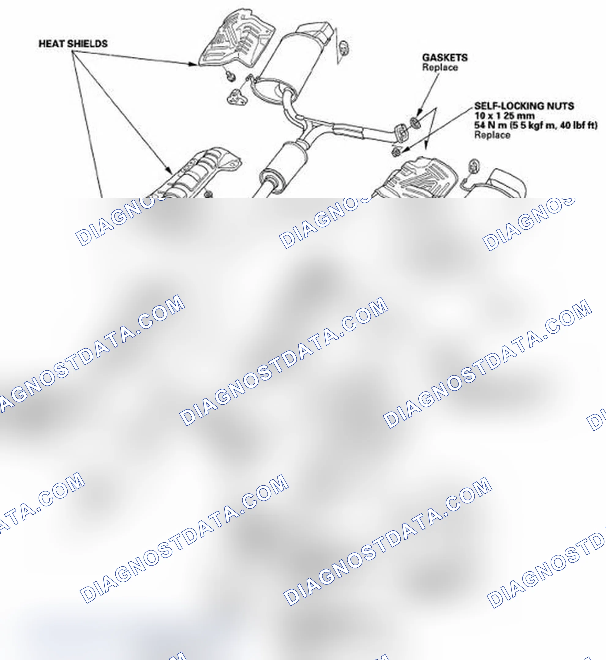 Scheme 18: Exhaust Pipe and Muffler Replacement