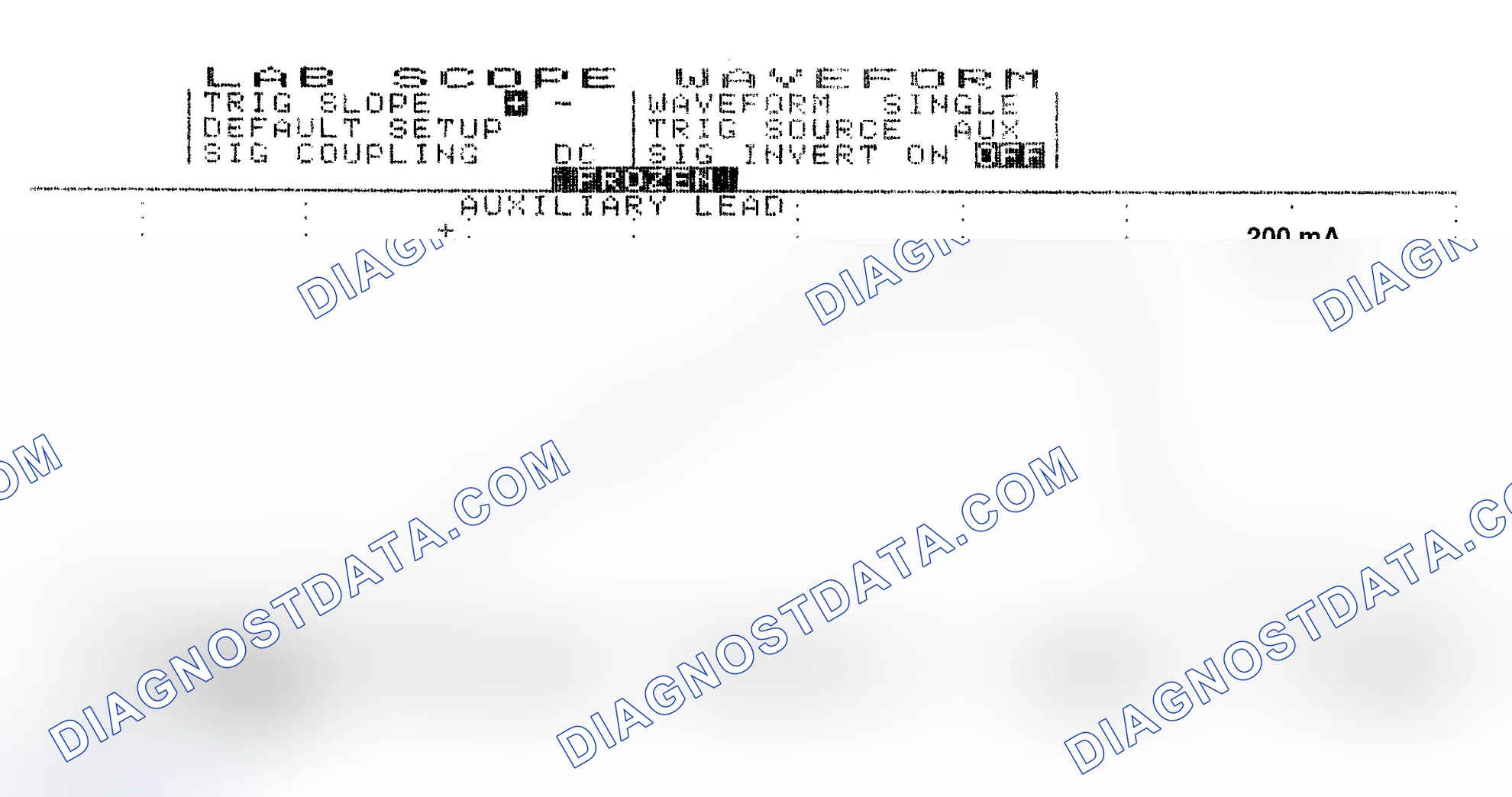 Scheme 13: Single Injector w/Normal Current Flow - Current Pattern