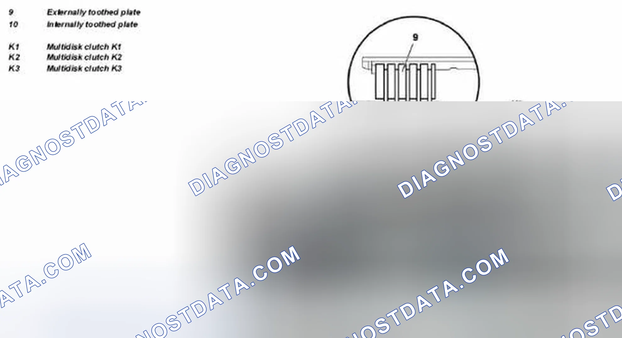 Fig. 178: Identifying Multi-Disk Clutch Design - Transmission 722.9