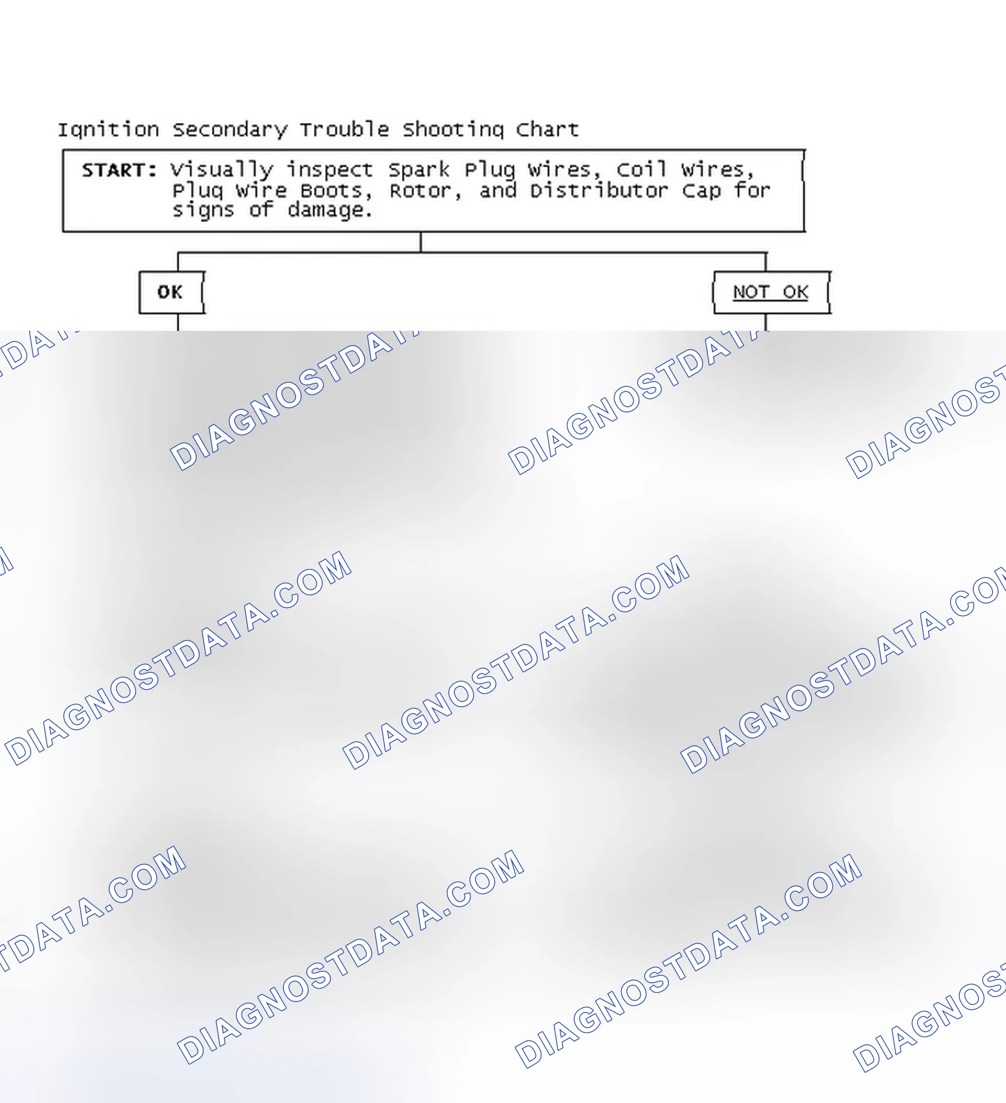 Scheme 1: Ignition Secondary Trouble Shooting Chart