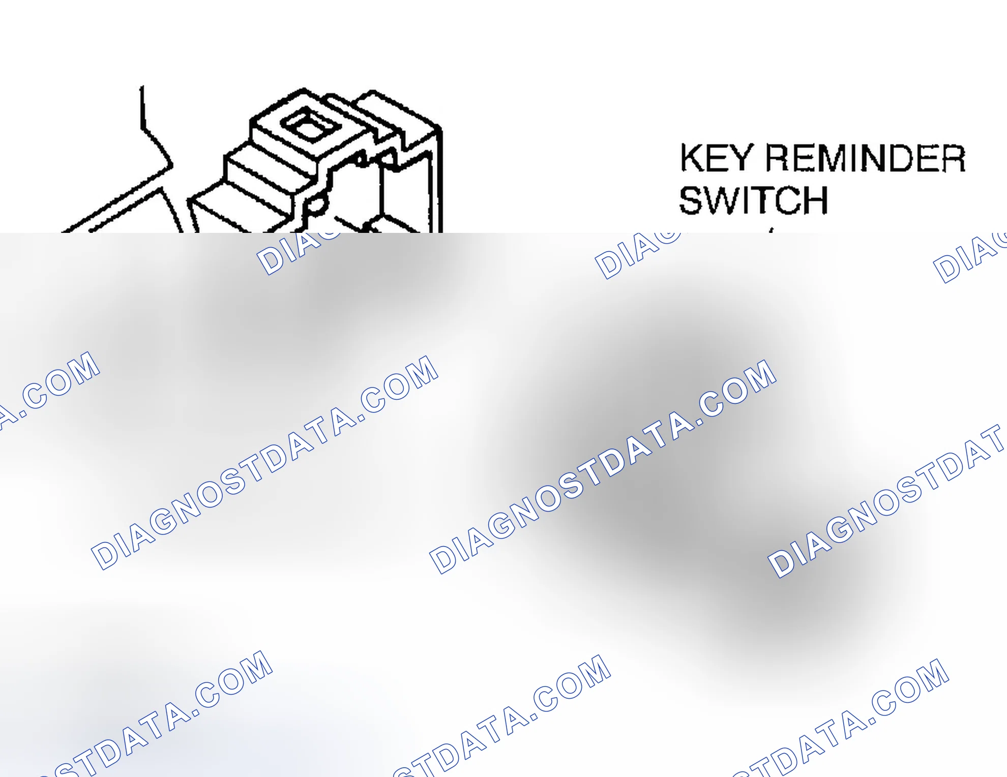 Scheme 8: KEY REMINDER SWITCH REMOVAL/INSTALLATION